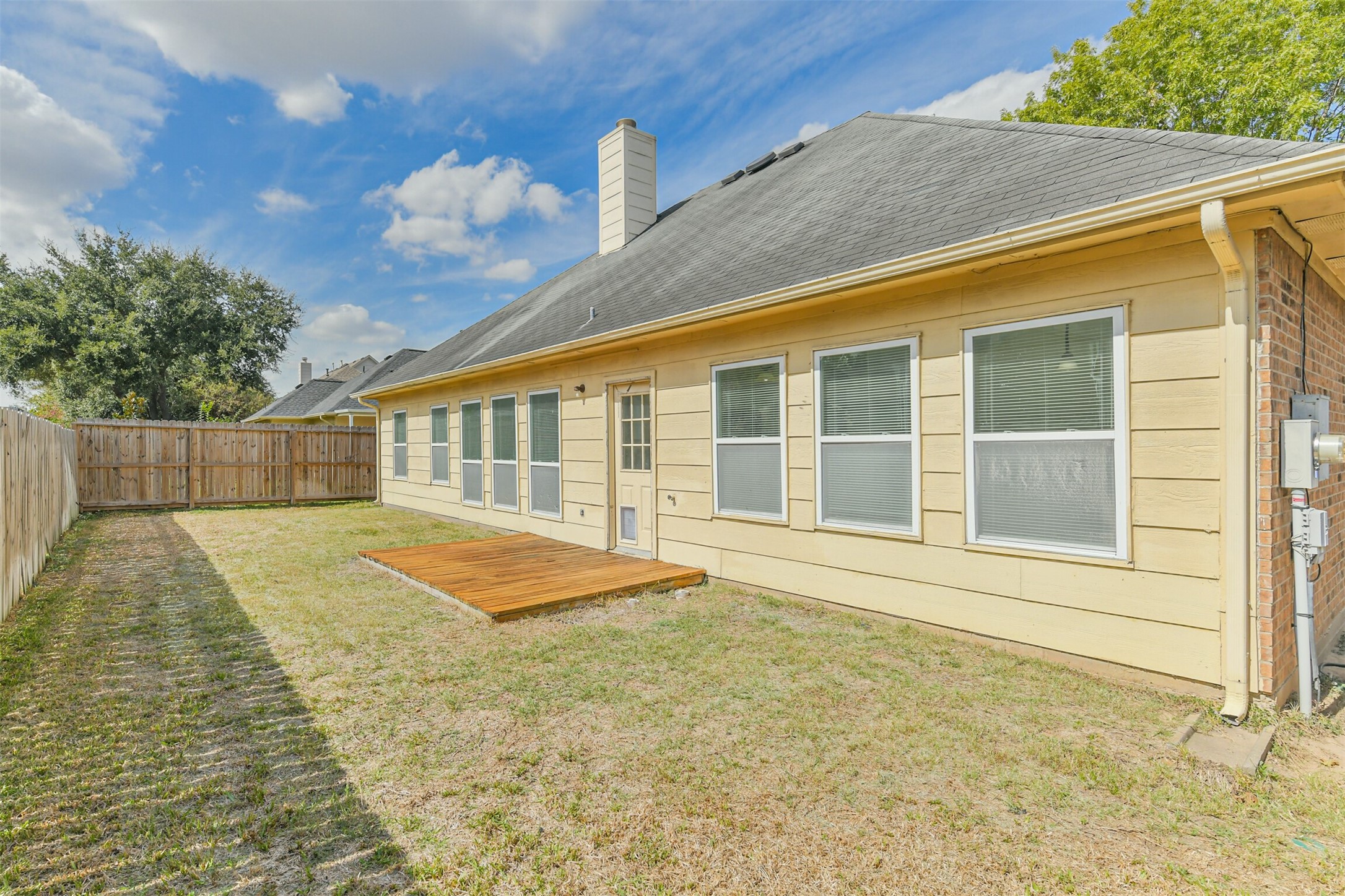 Spacious Backyard
