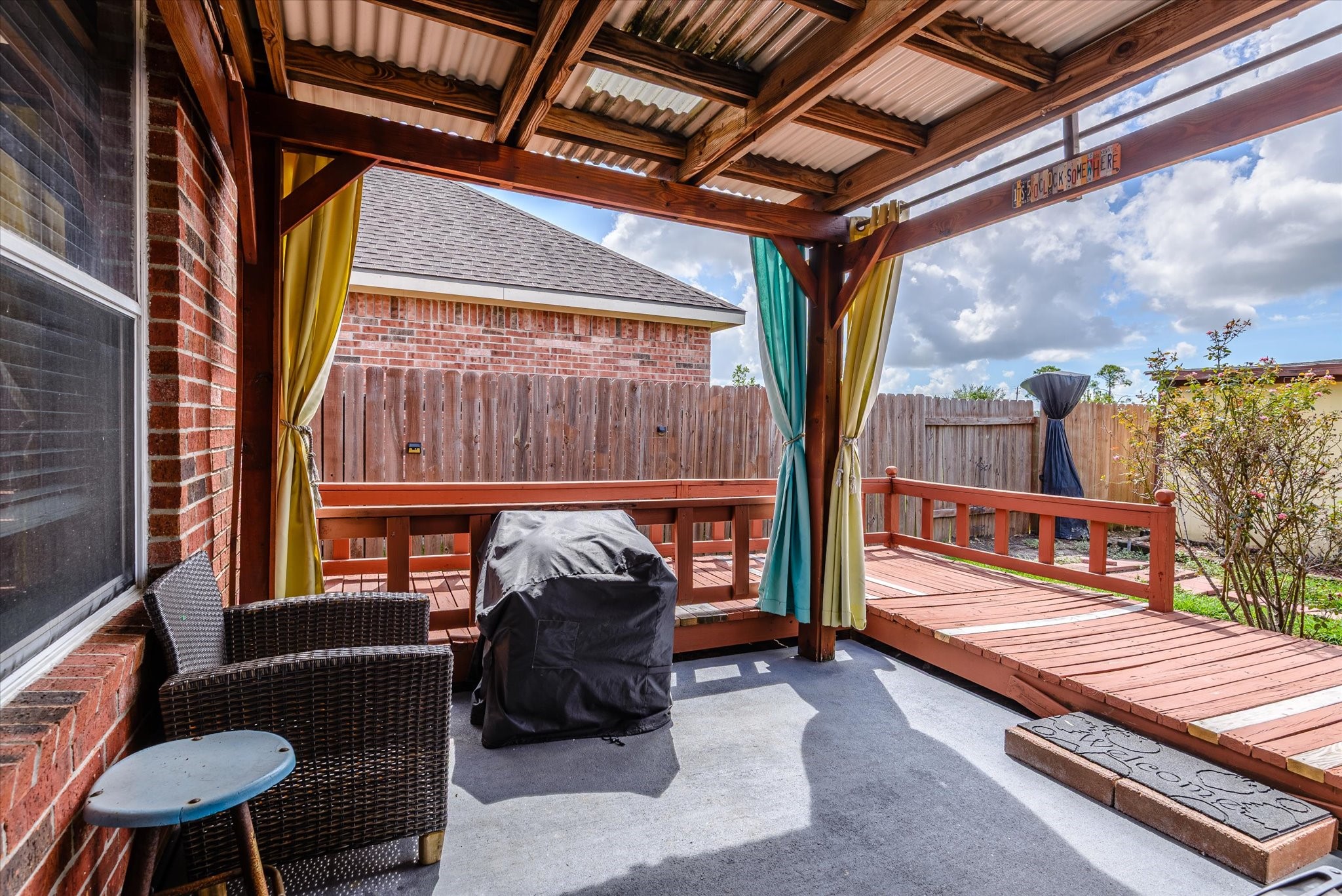 Back cover patio