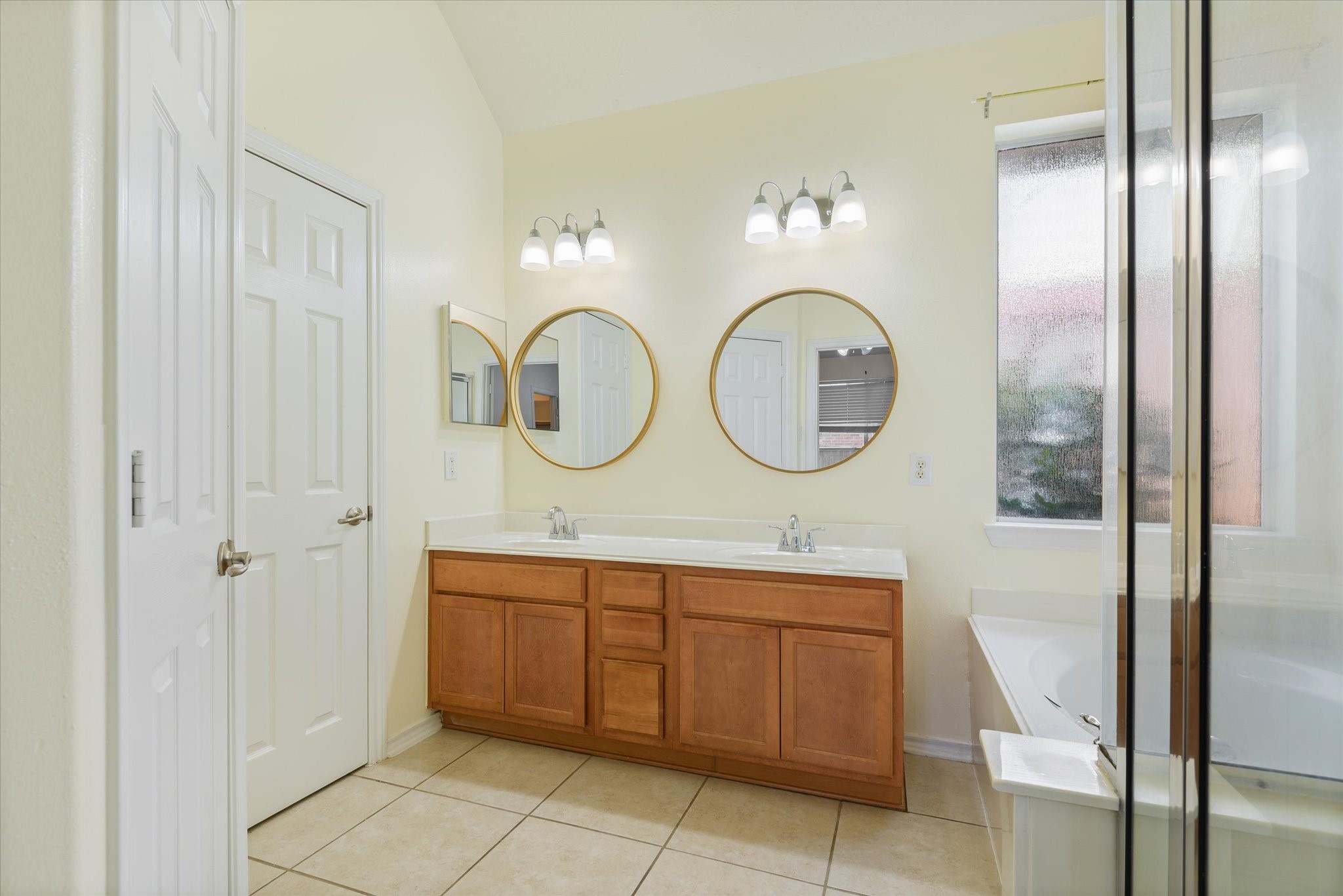 Primary bathroom.