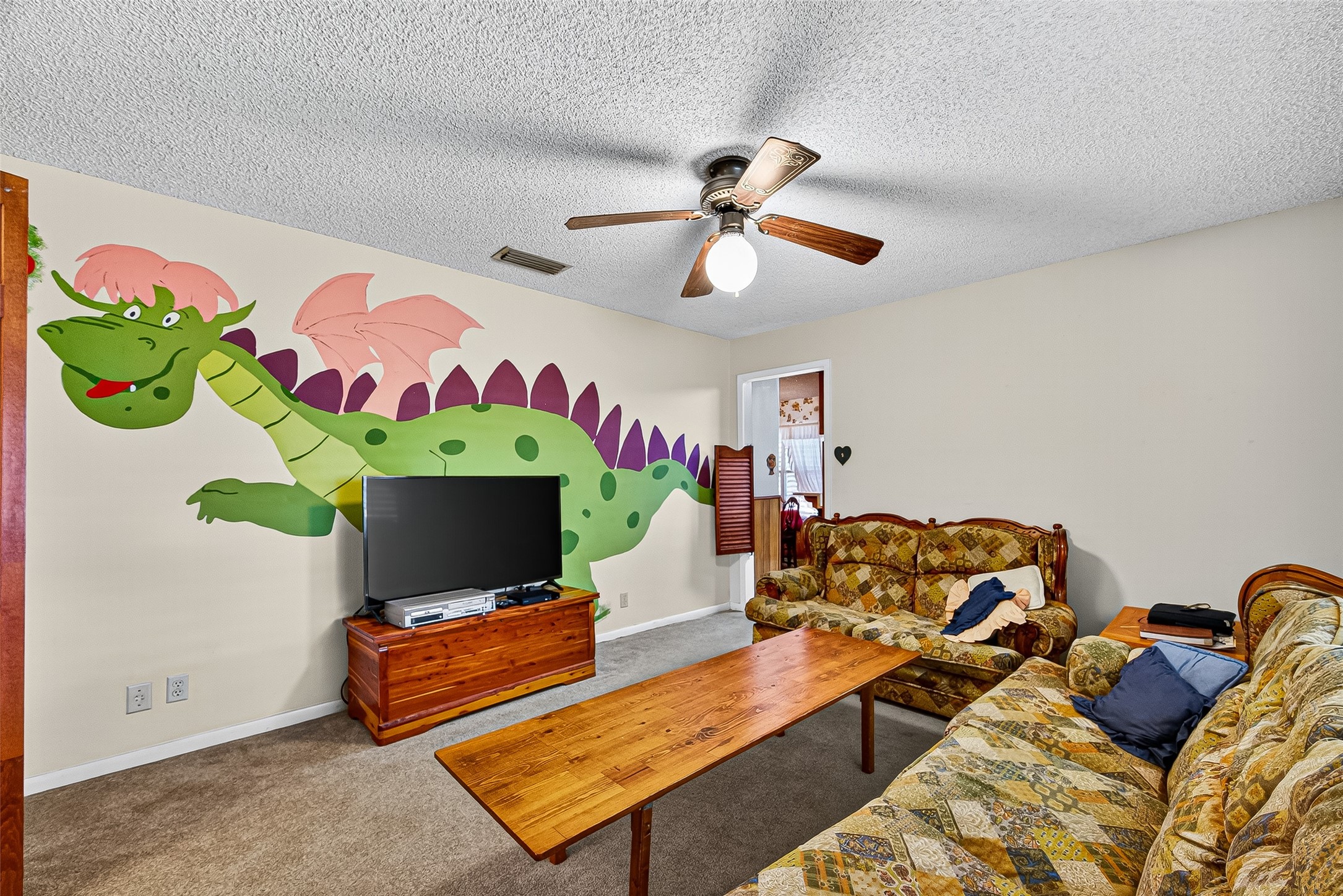 Flex Room/Homeschool/Office/Den/game room or an additional bedroom. So many options with this room