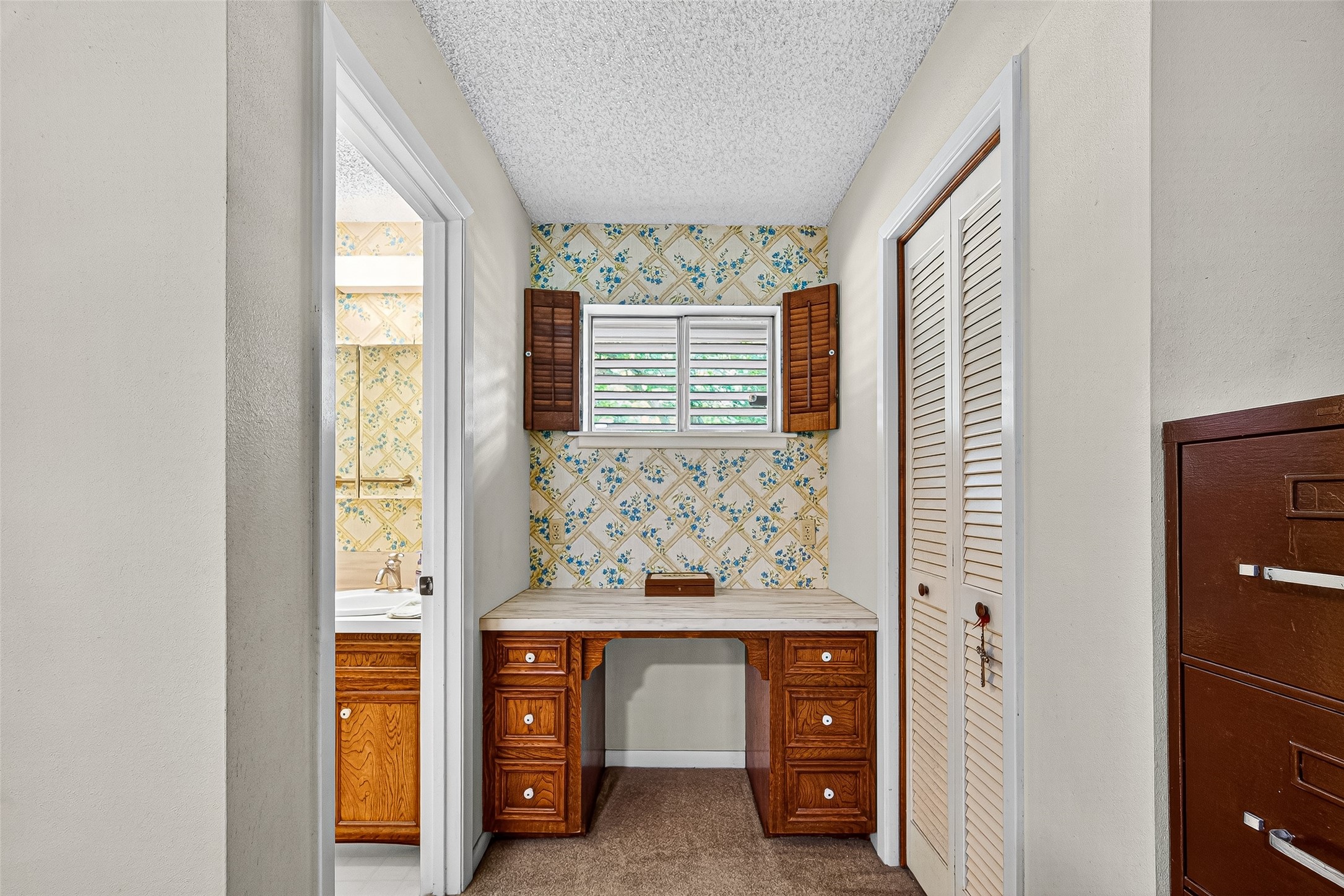 Vanity with Natural light from window above