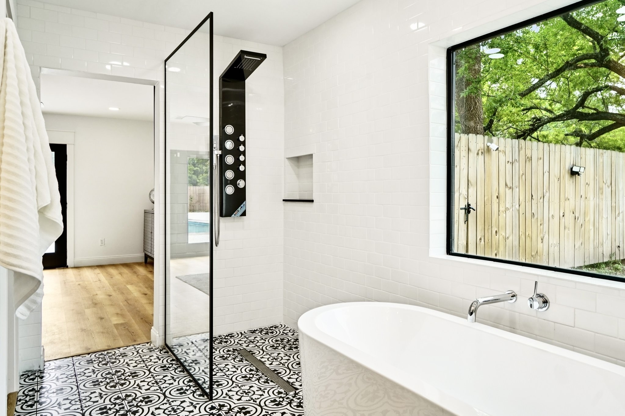 Designer Primary Bath 1 (Down) w/ Large Walk-In Closet
