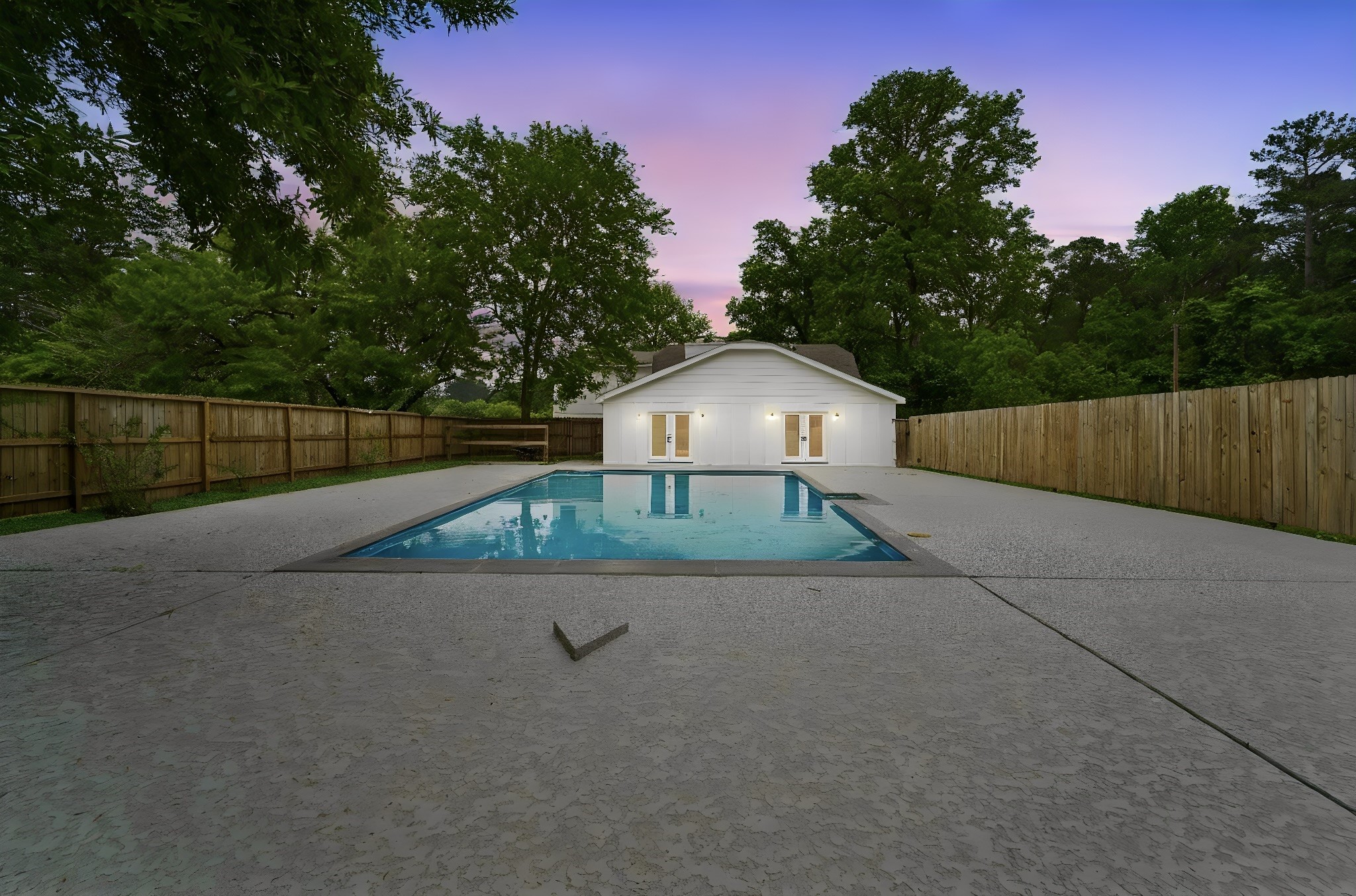 Huge Pool with New Decking and Pool Tile!