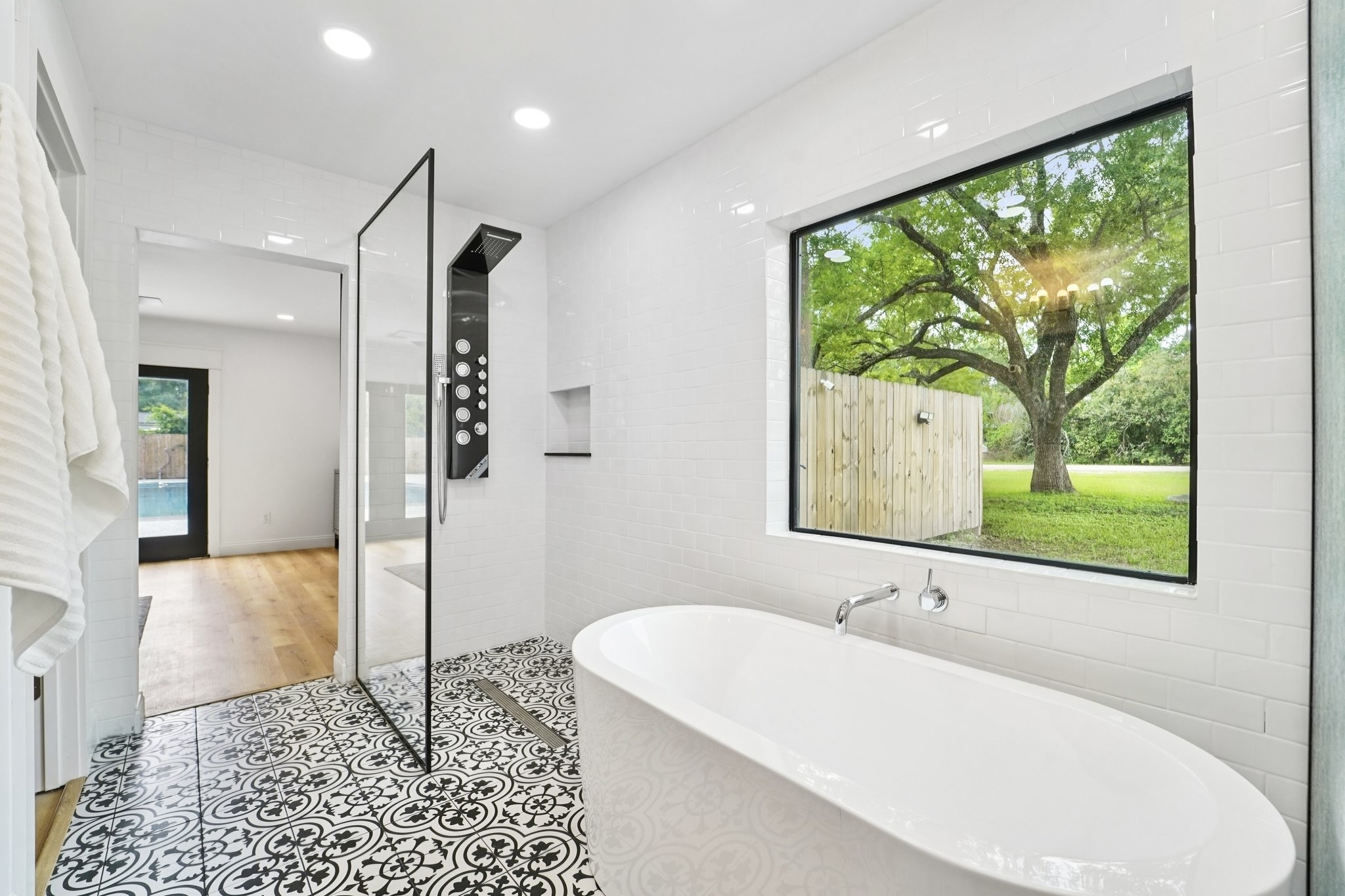 Designer Primary Bath 1 (Down) w/ Large Walk-In Closet