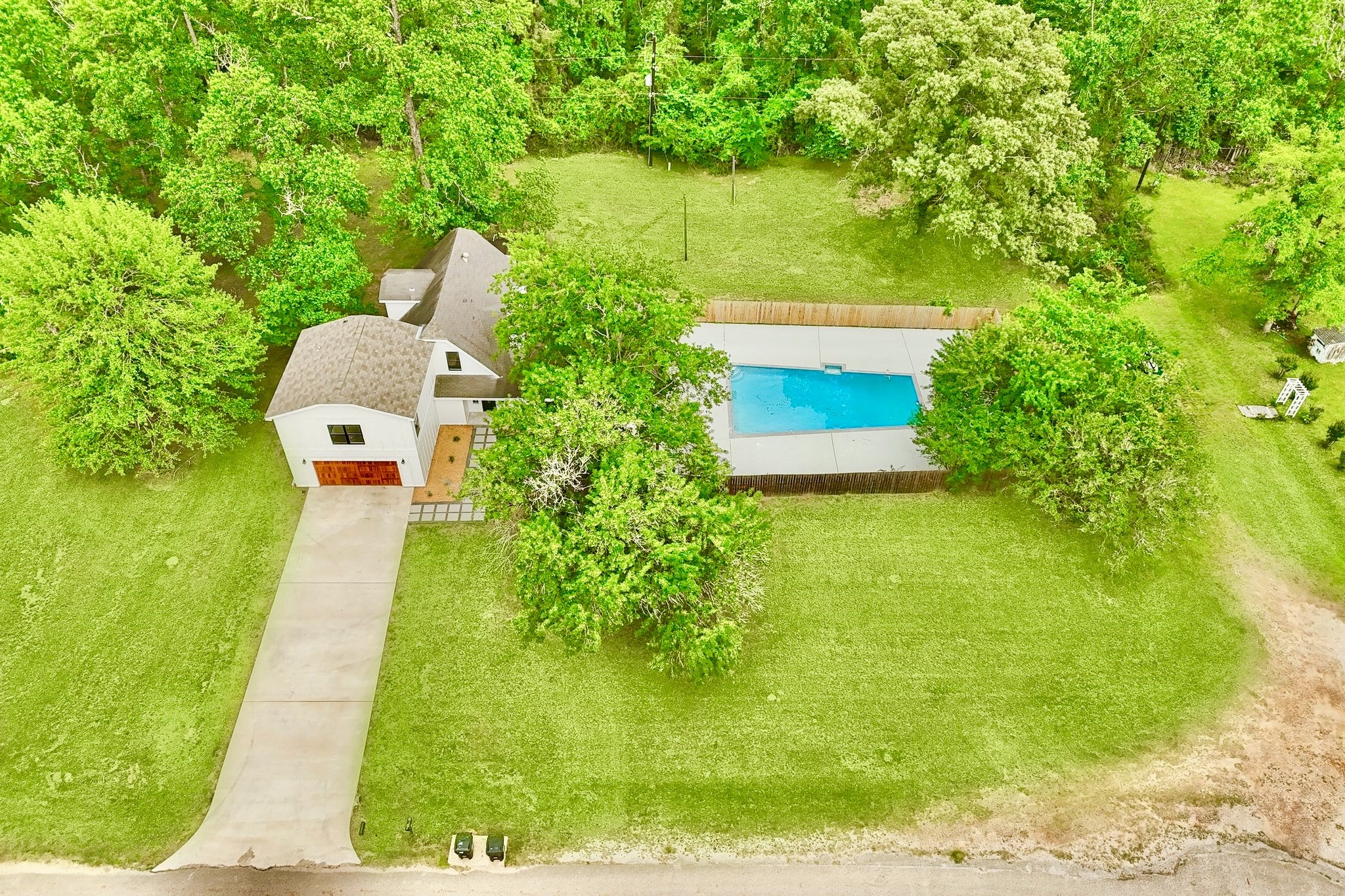 Aerial View from the Front