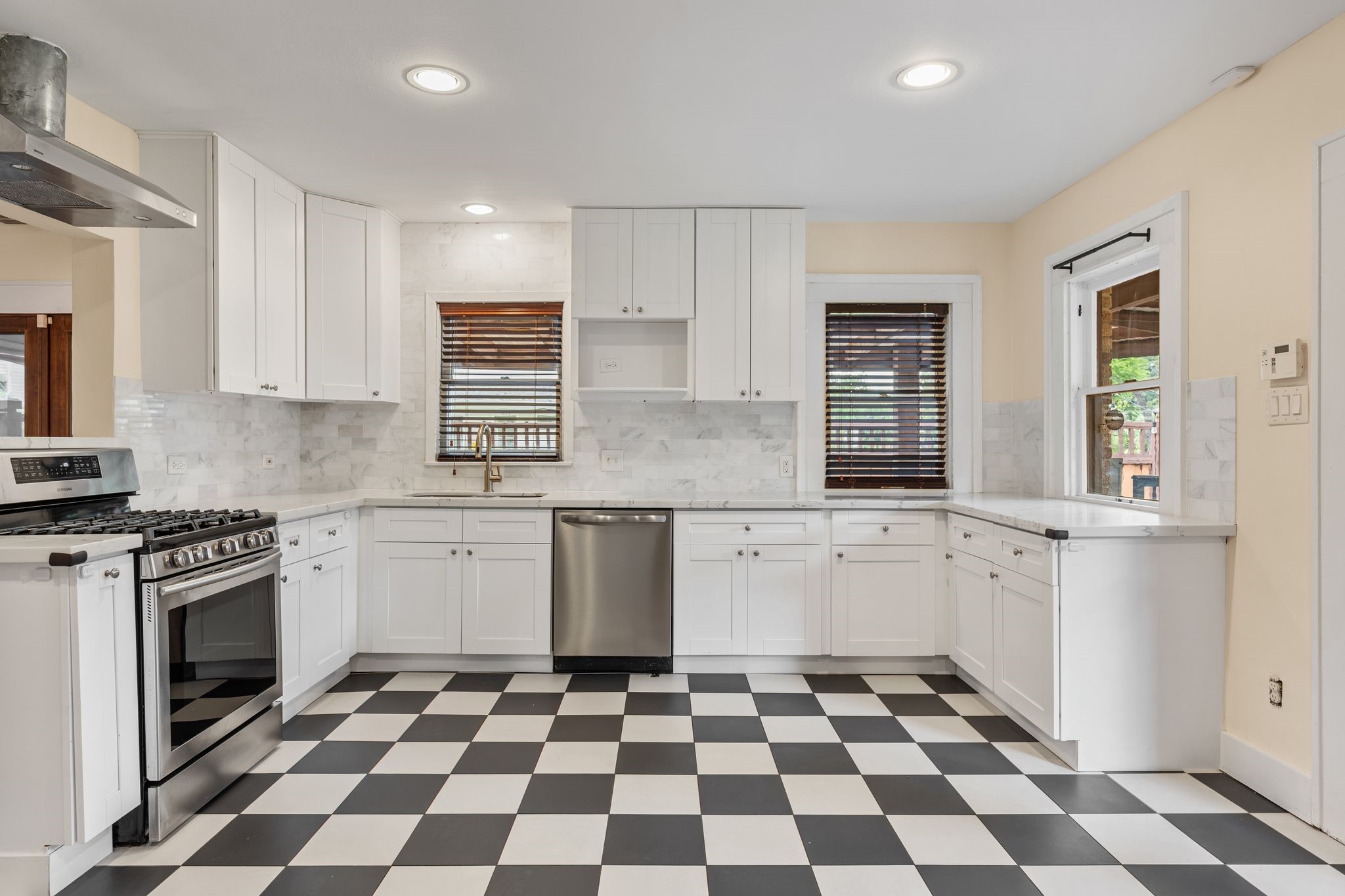 The family chef will love the updated kitchen which features quartz counter tops, stainless steel appliances and lots of storage. The family chef will love the updated kitchen which features quartz counter tops, stainless steel appliances and lots of storage.