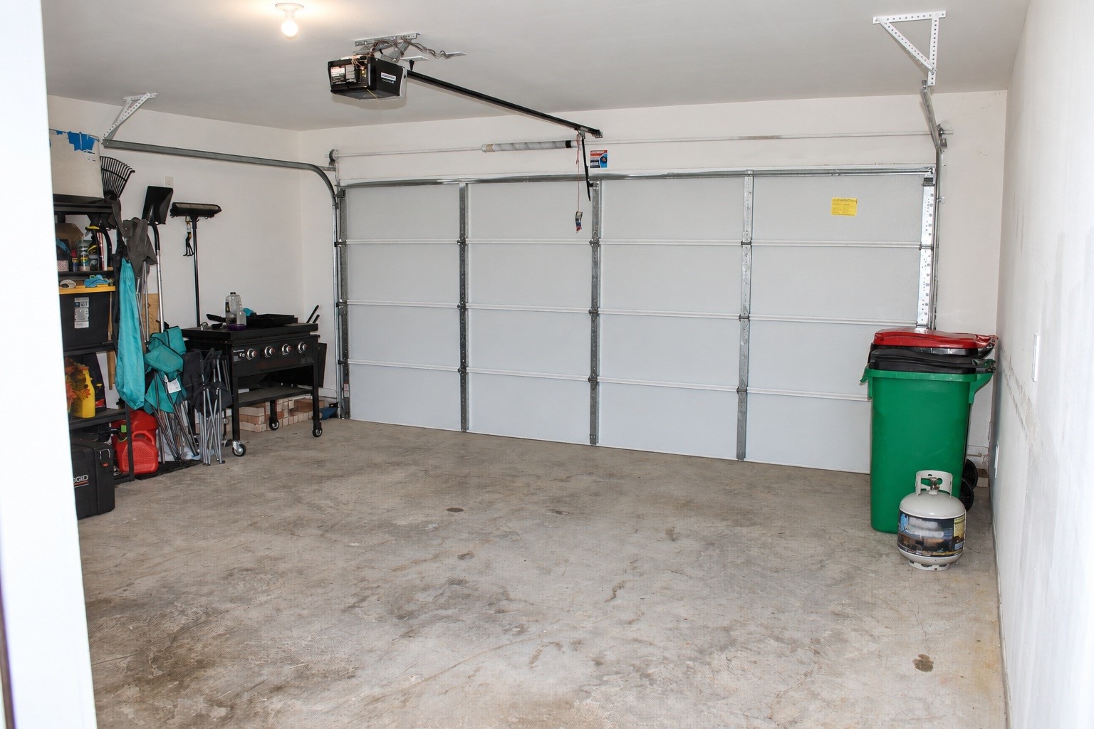 Attached Two-Car Garage with Automatic Garage Door Opener