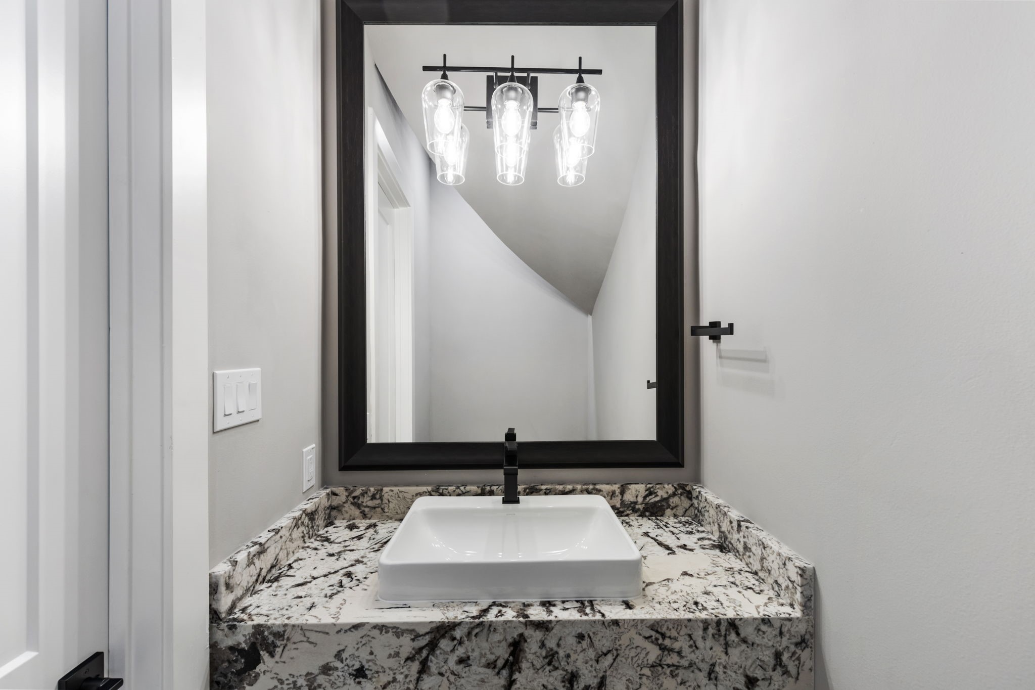 Second half bath on the first floor.