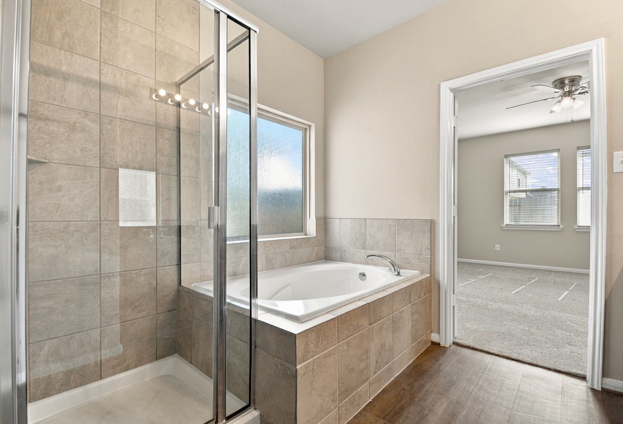 Separate shower
