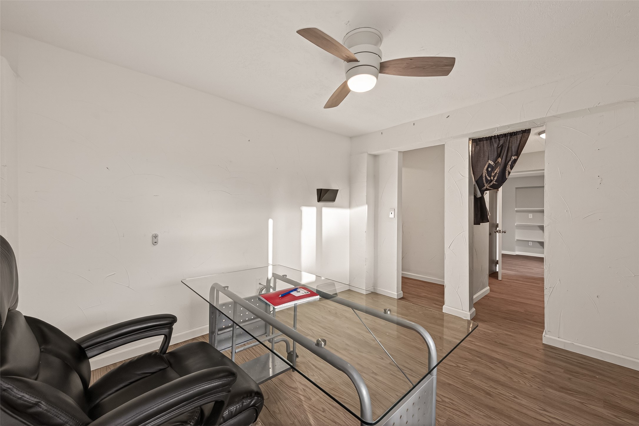Downstair's office, a great place to work from home.