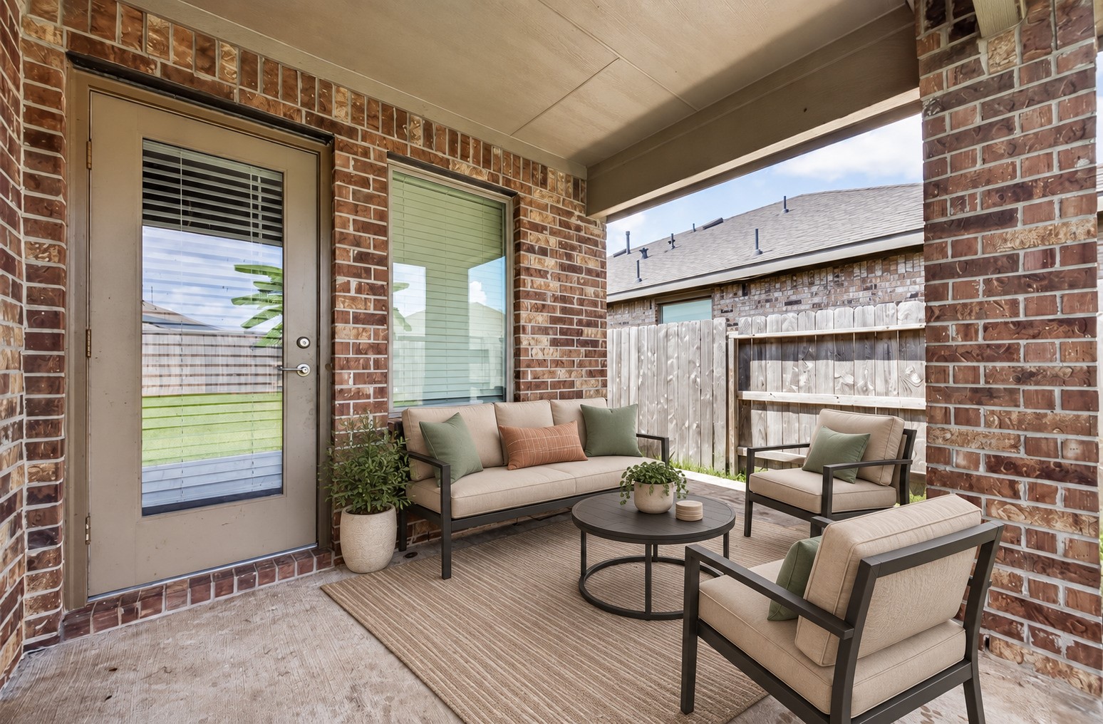 Patio - virtual staging