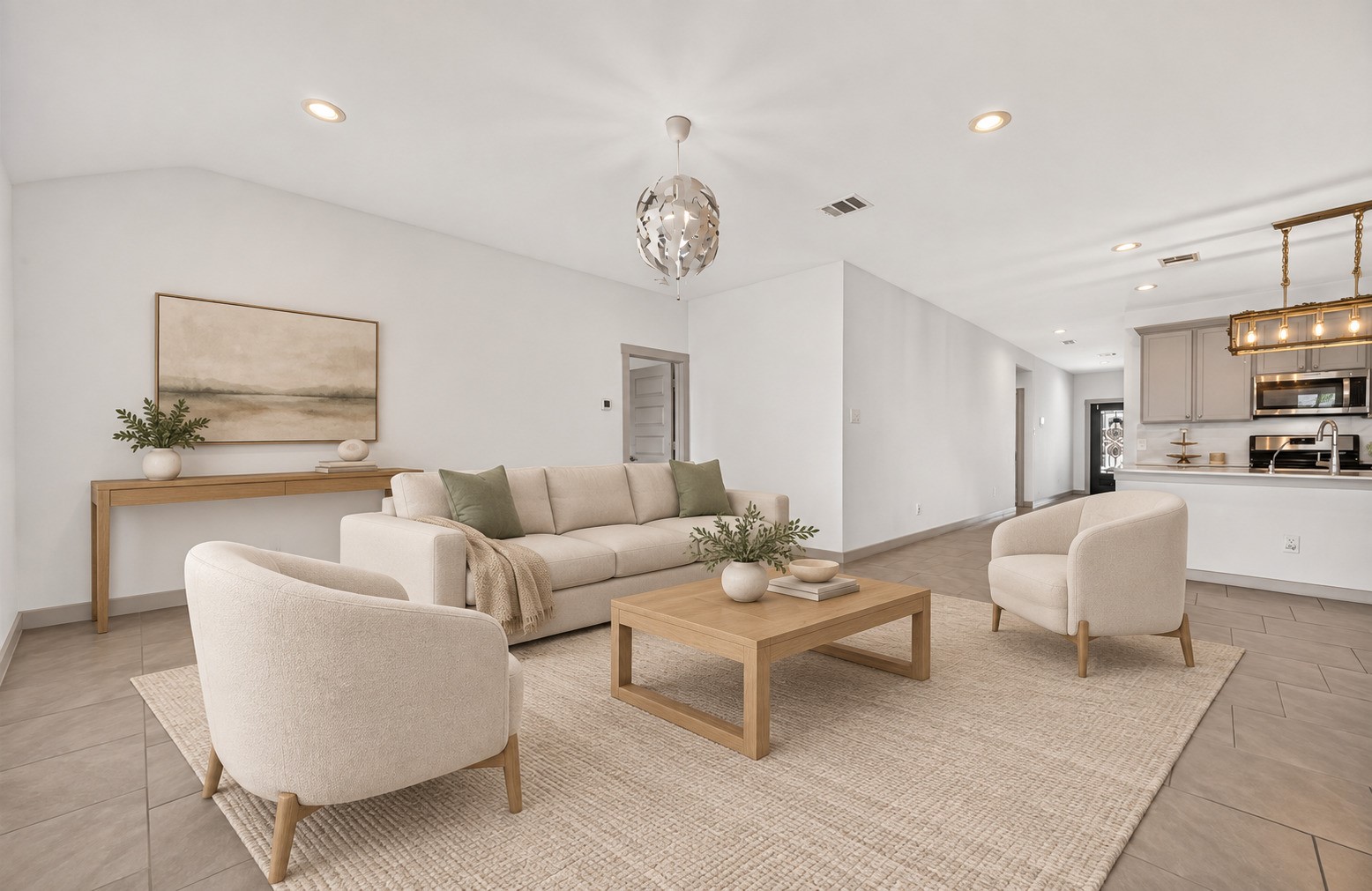 Living room - virtual staging Living room - virtual staging
