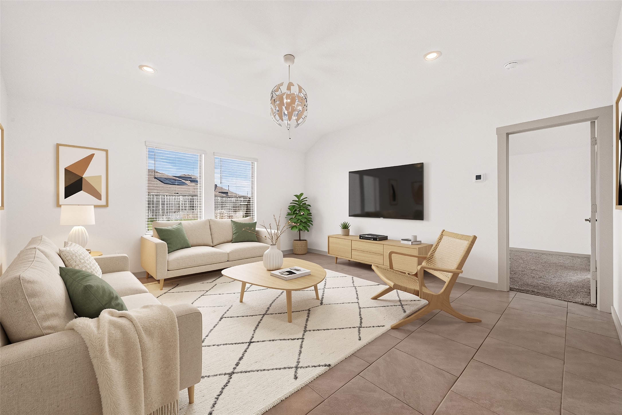 Living room - virtual staging Living room - virtual staging
