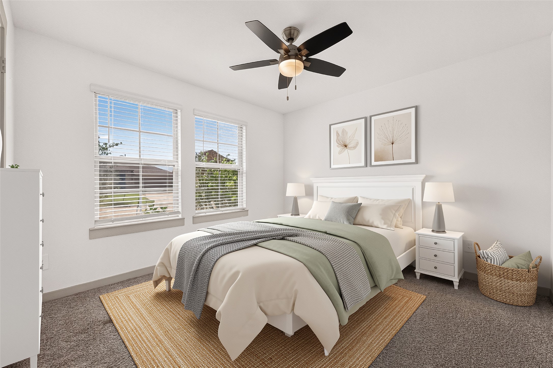 front bedroom - virtual staging