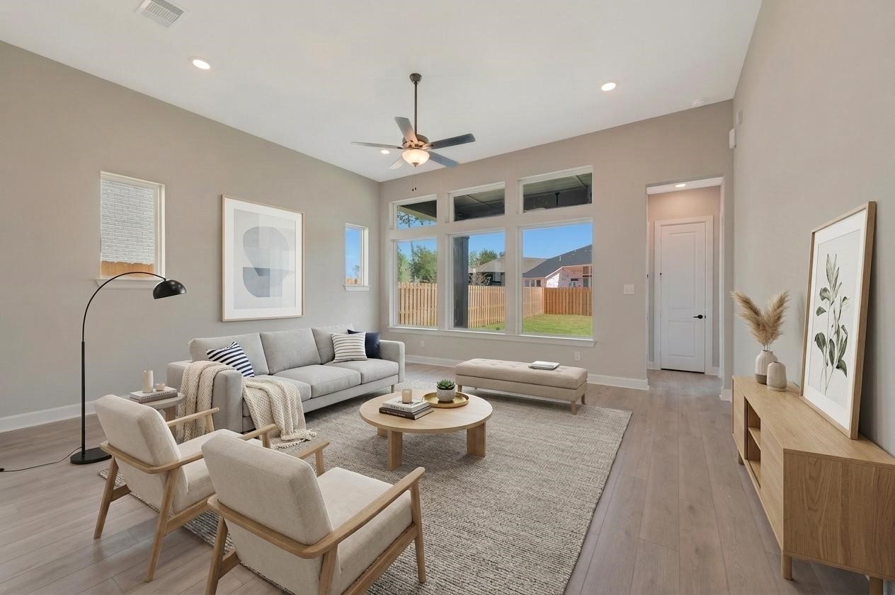 Virtually staged to give you the visual you need to see furniture placement and how the home can live.