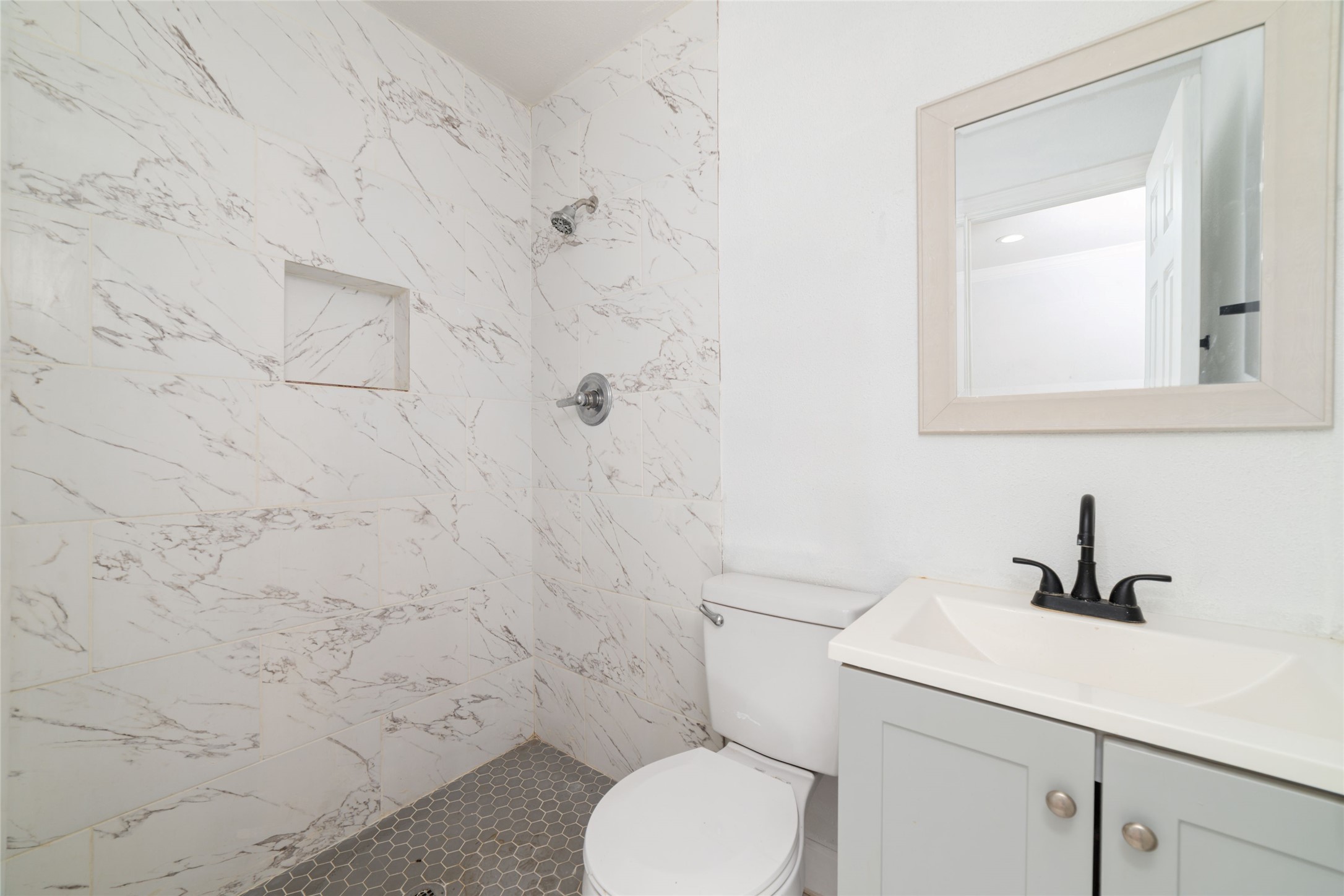 Bathroom inside this dwelling.