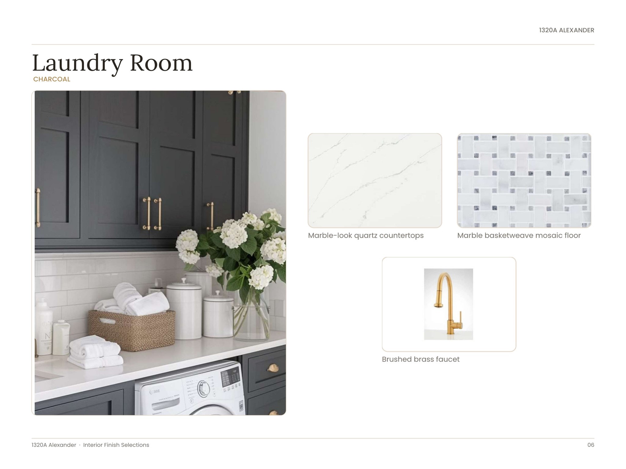 Laundry Room selections.