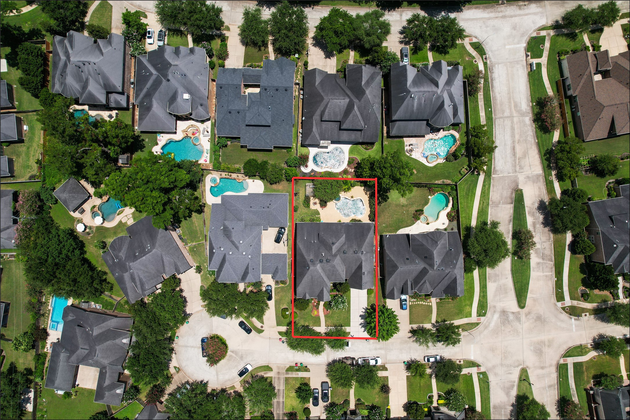 Stunning 2 story David Weekley built home in Riverstone - complete with your Private Oasis. Incredibly well kept on a large cul-de-sac lot with a beautiful sparkling pool and hot tub.