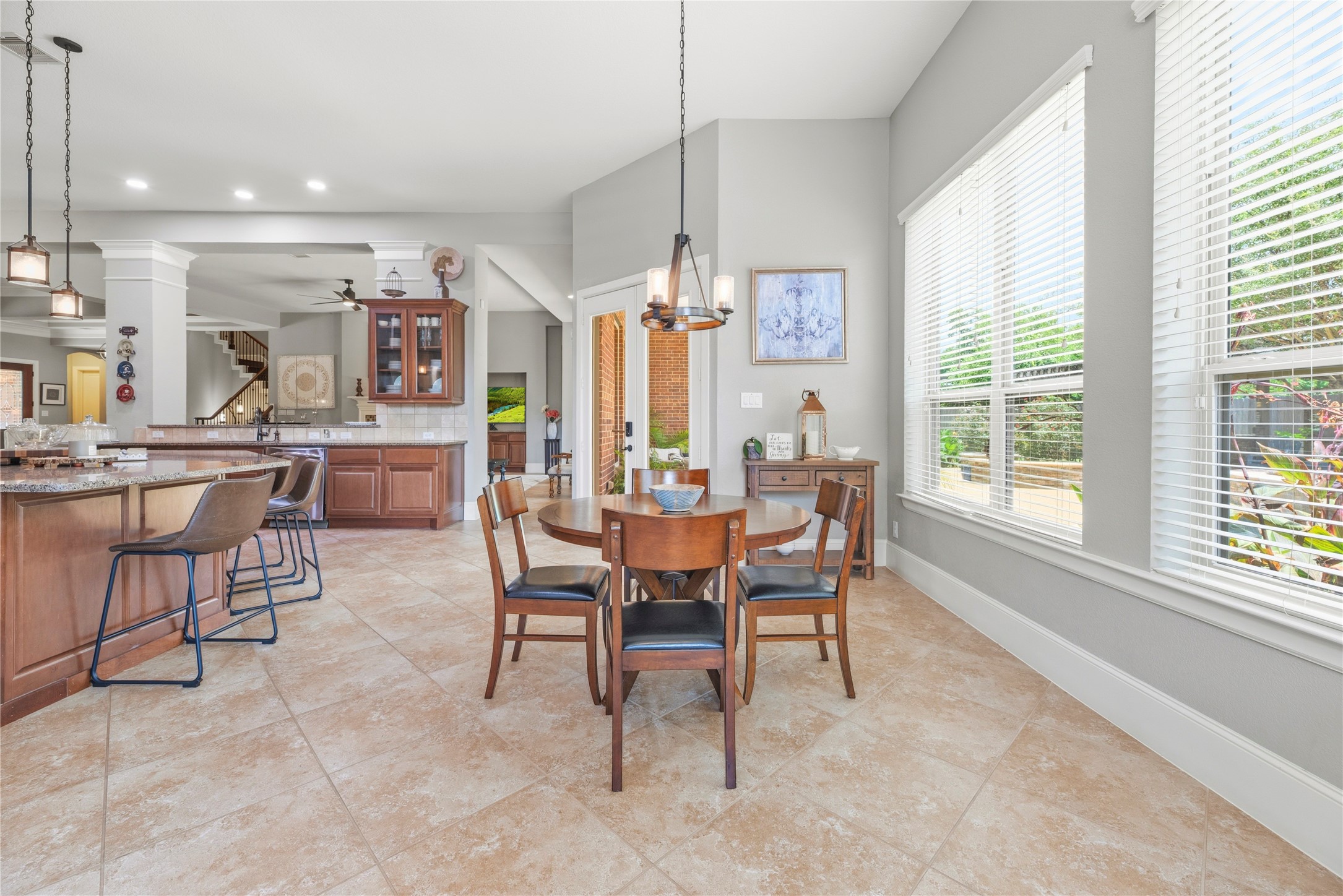 Breakfast nook - the perfect place to start your day.