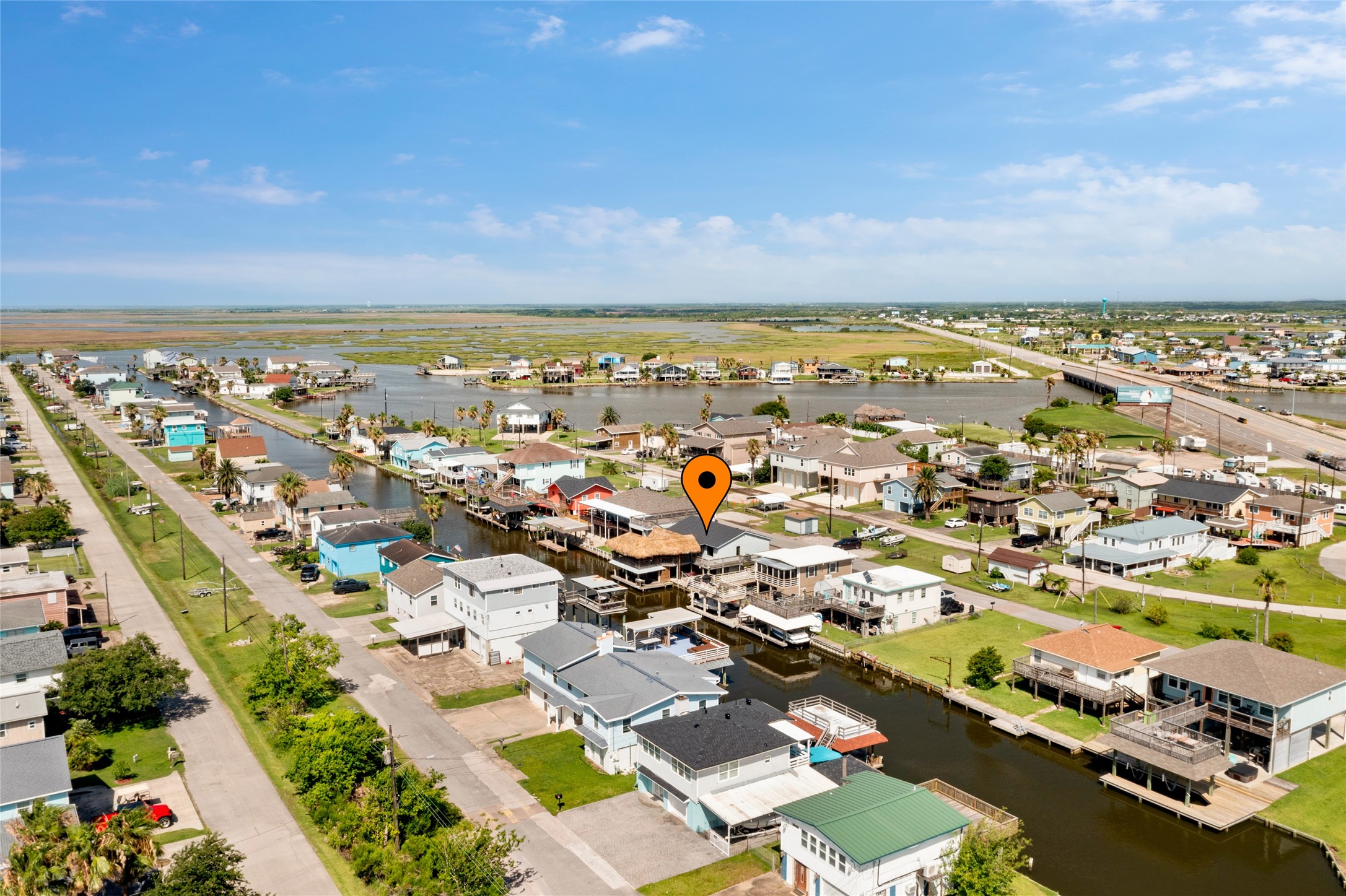Direct canal access to open water.