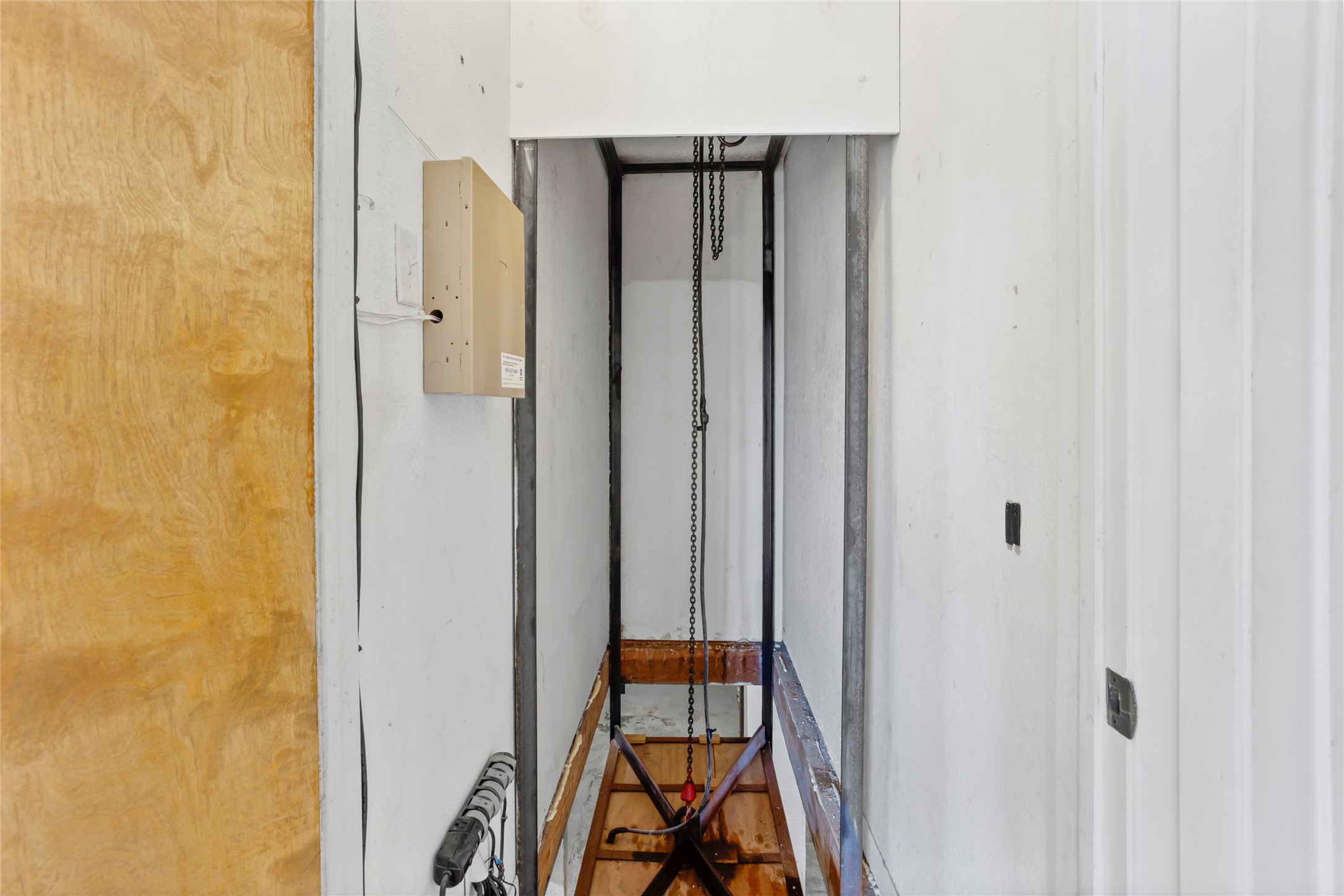 Effortlessly transport groceries with this convenient dumbwaiter.