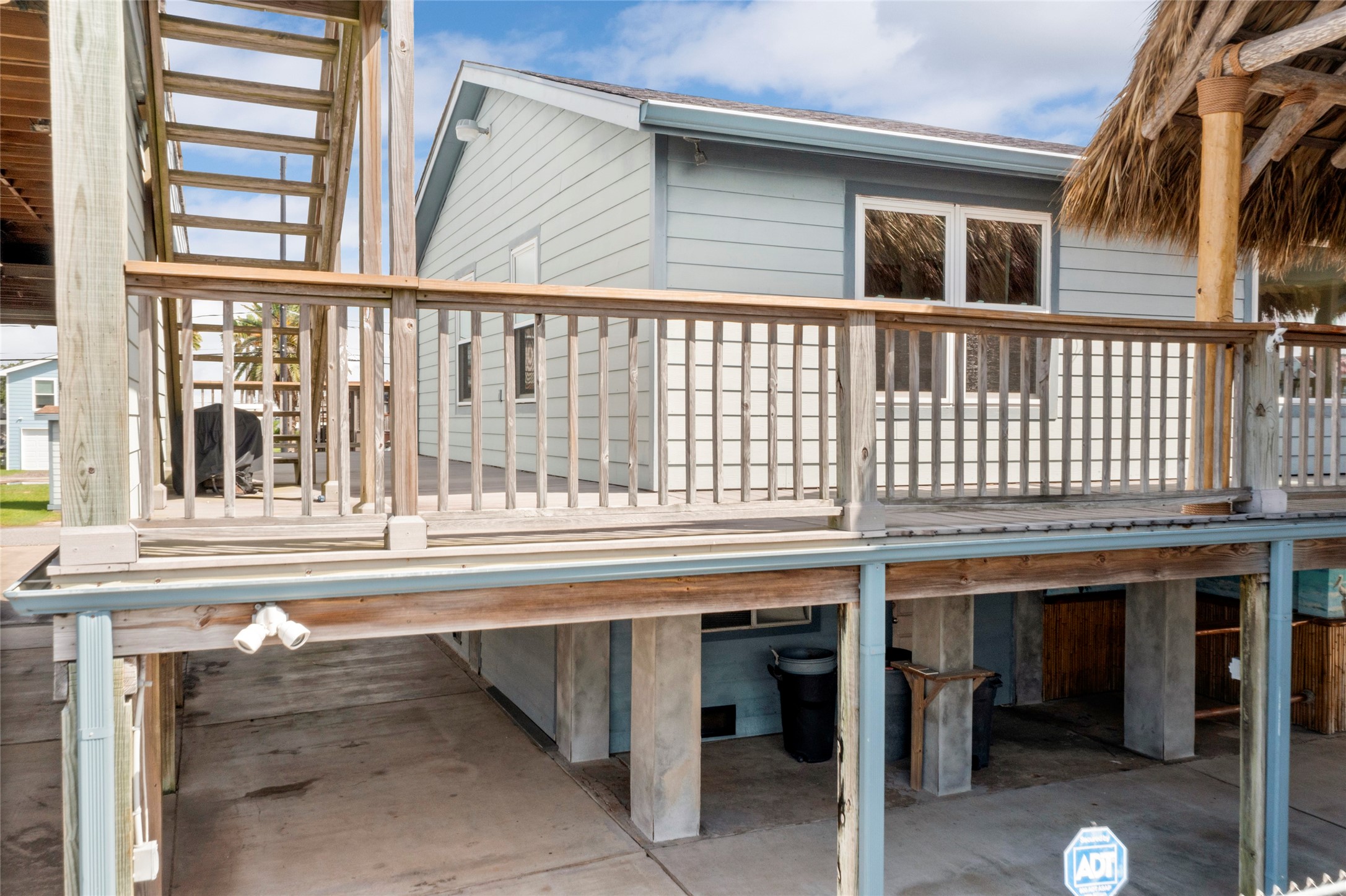 Enjoy breathtaking views from three levels of waterfront decks and patios.