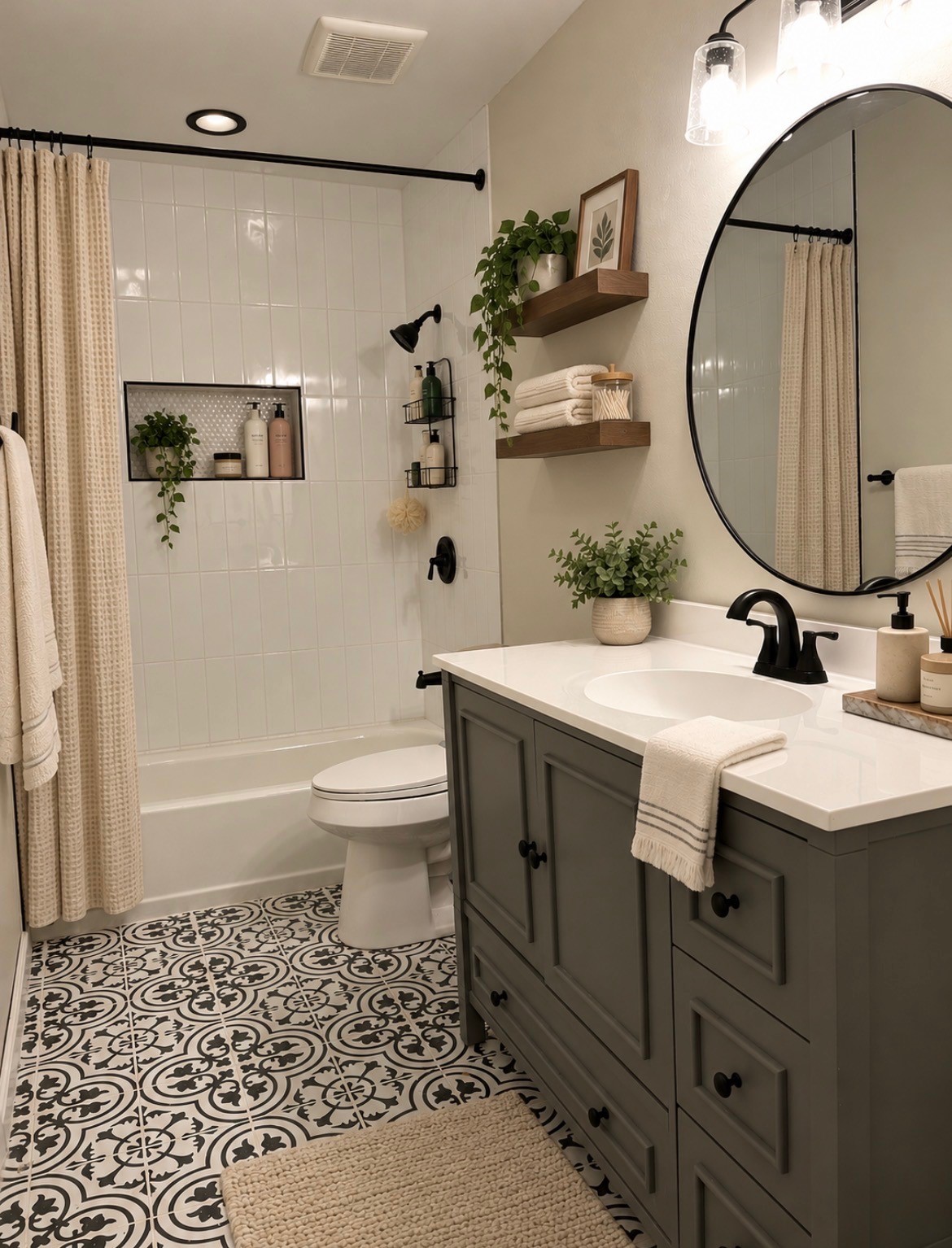 AI staged Bathroom