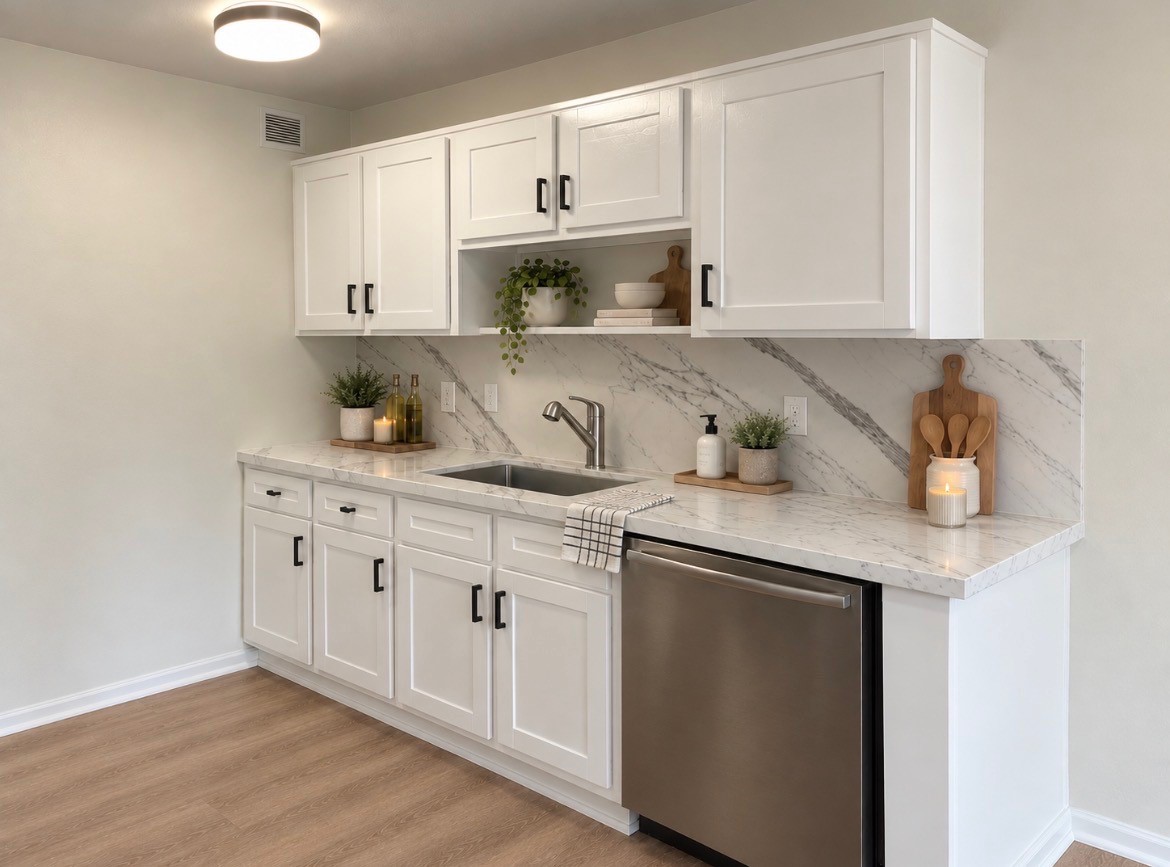 AI Staged Kitchen