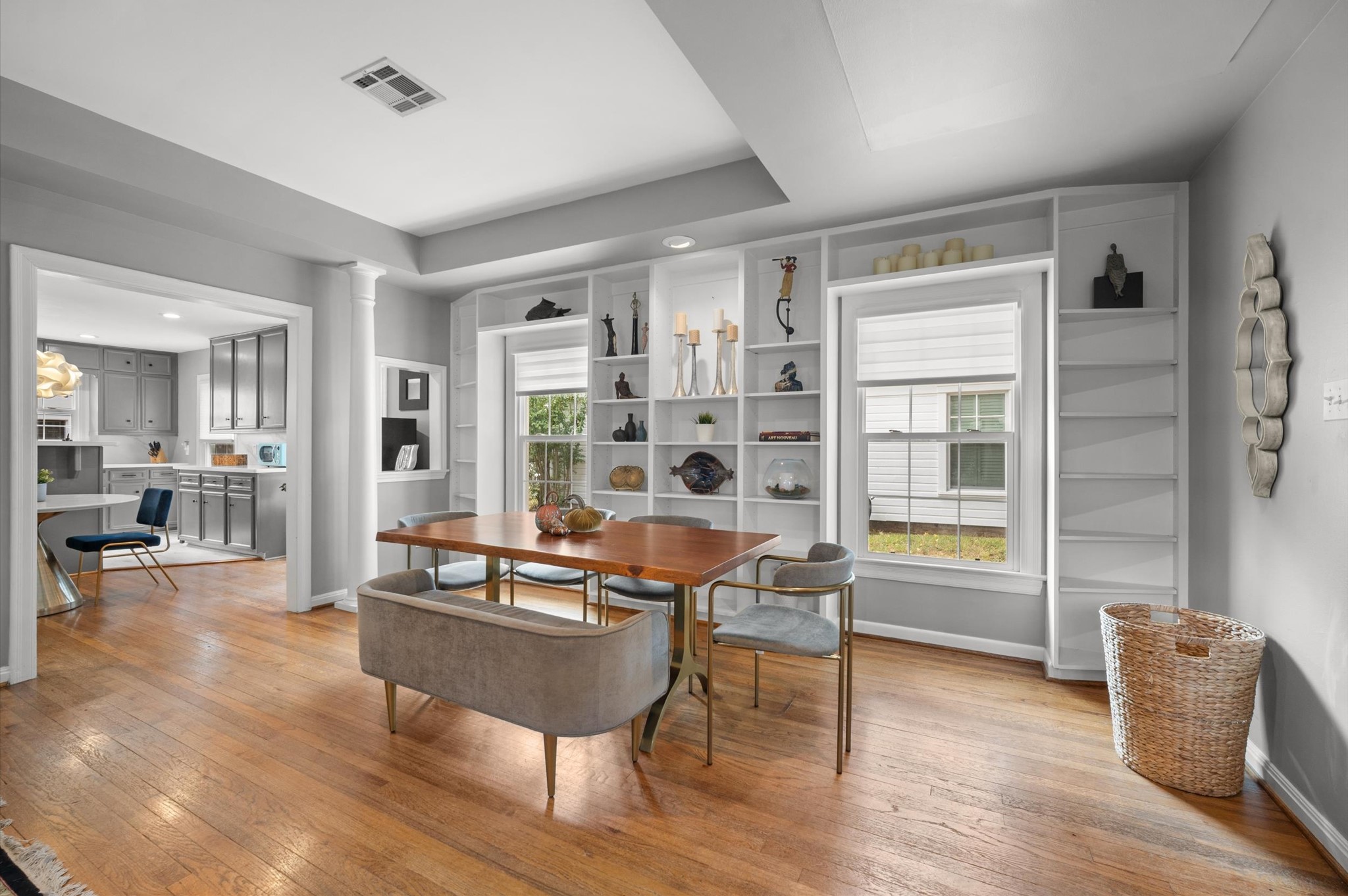 Hardwood floors have been refinshed throughout the house since this photo,