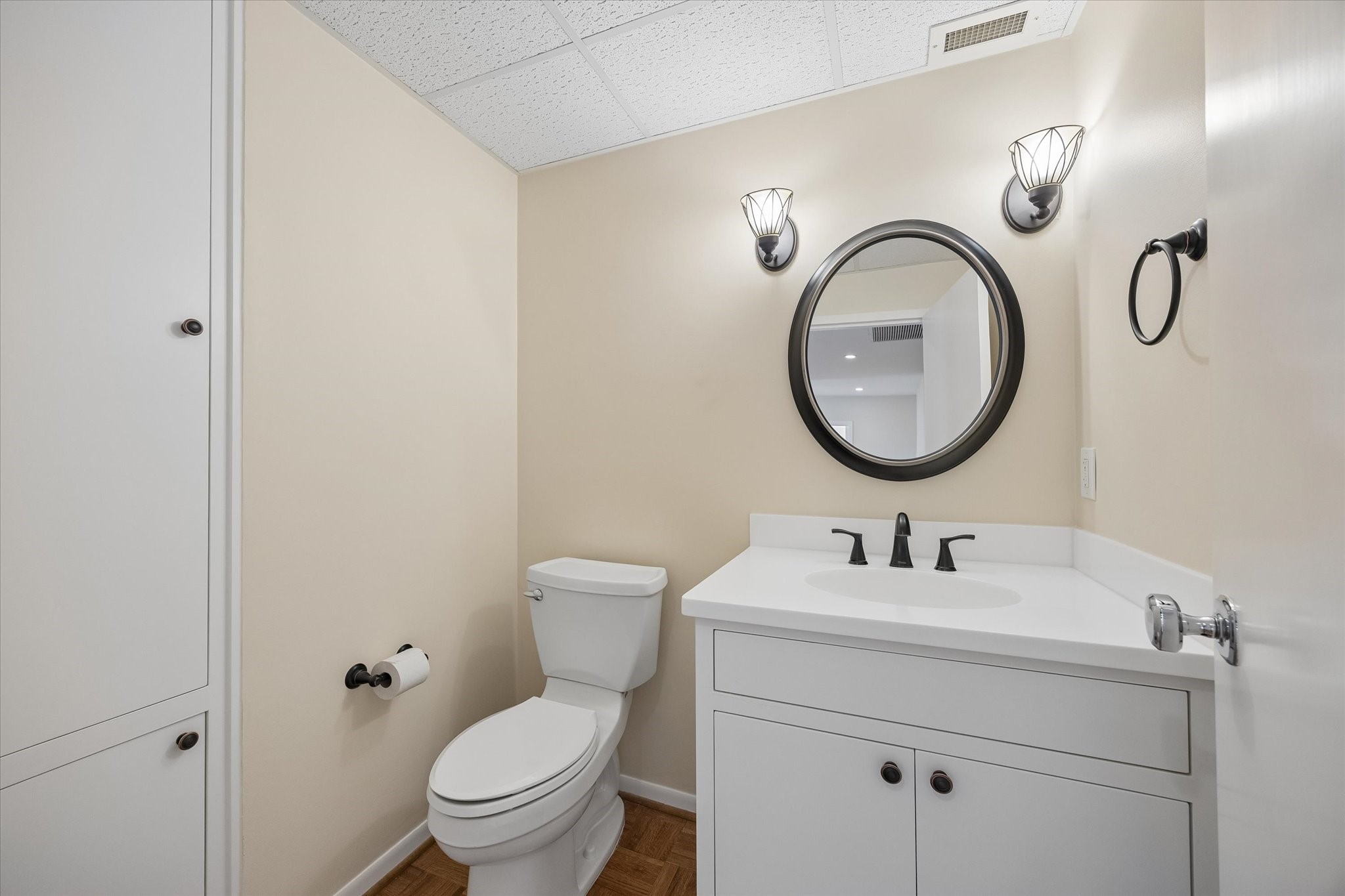 Convenient Half Bath