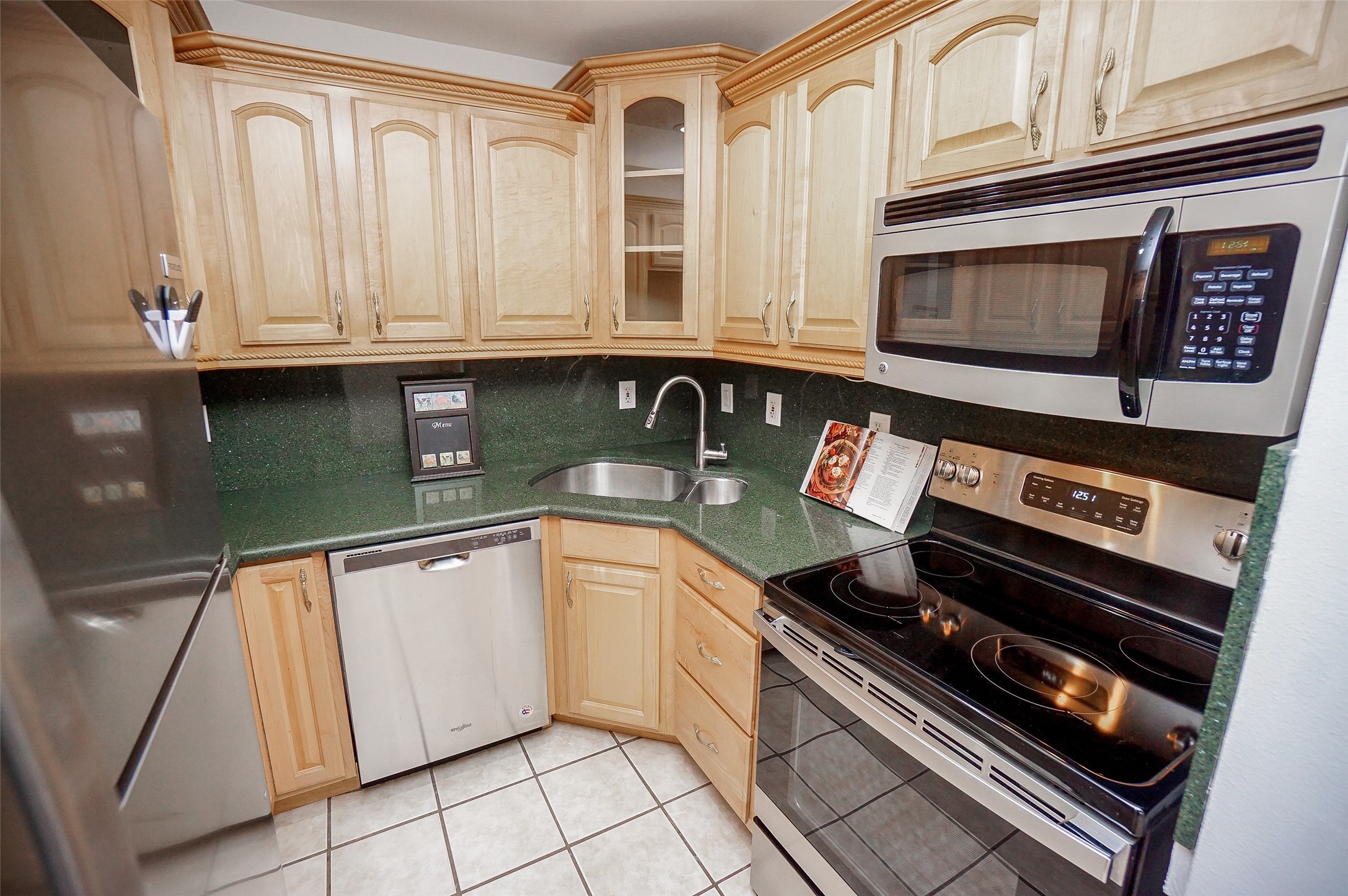 Counter space galore.