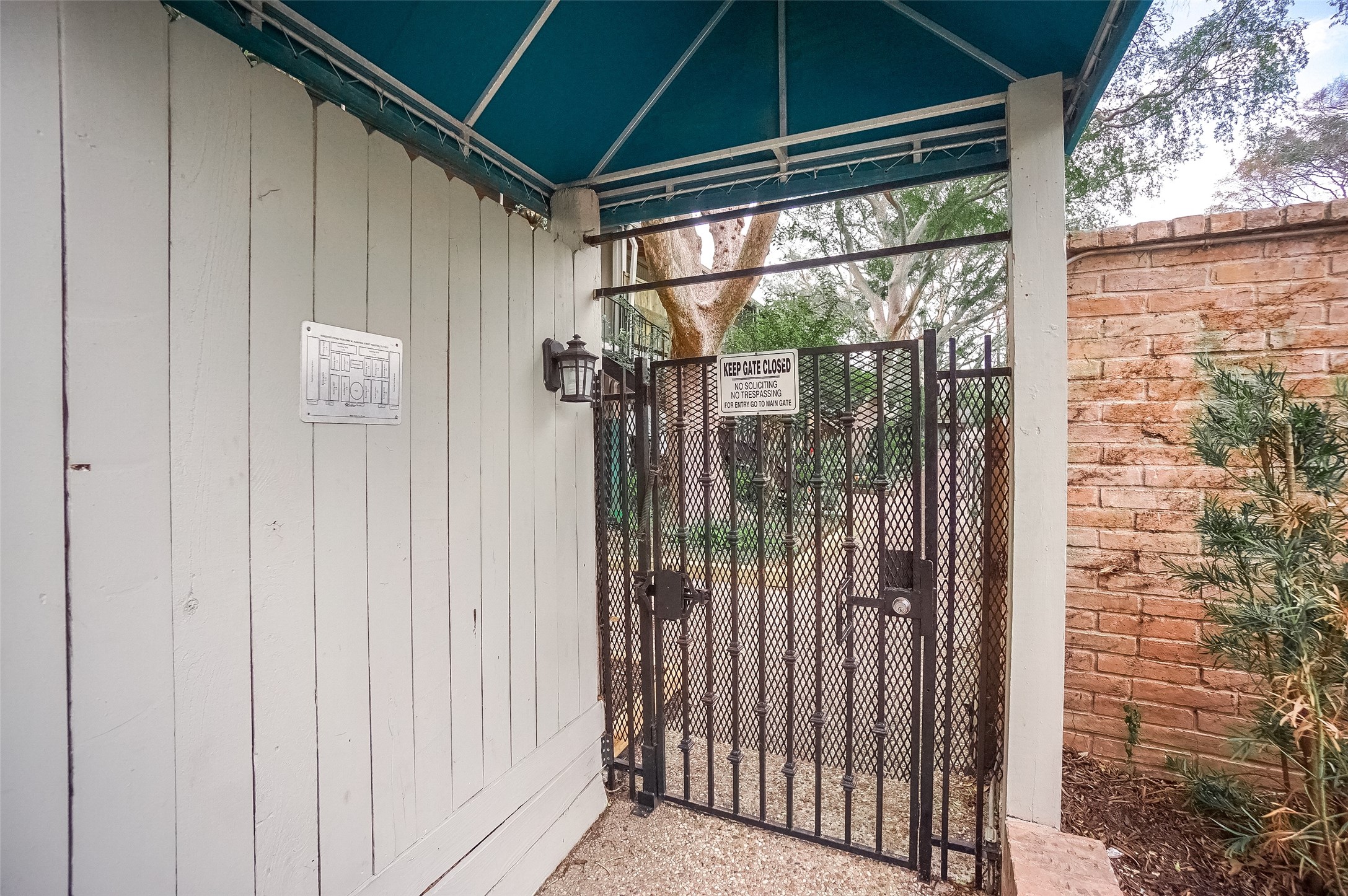 Secured entrance