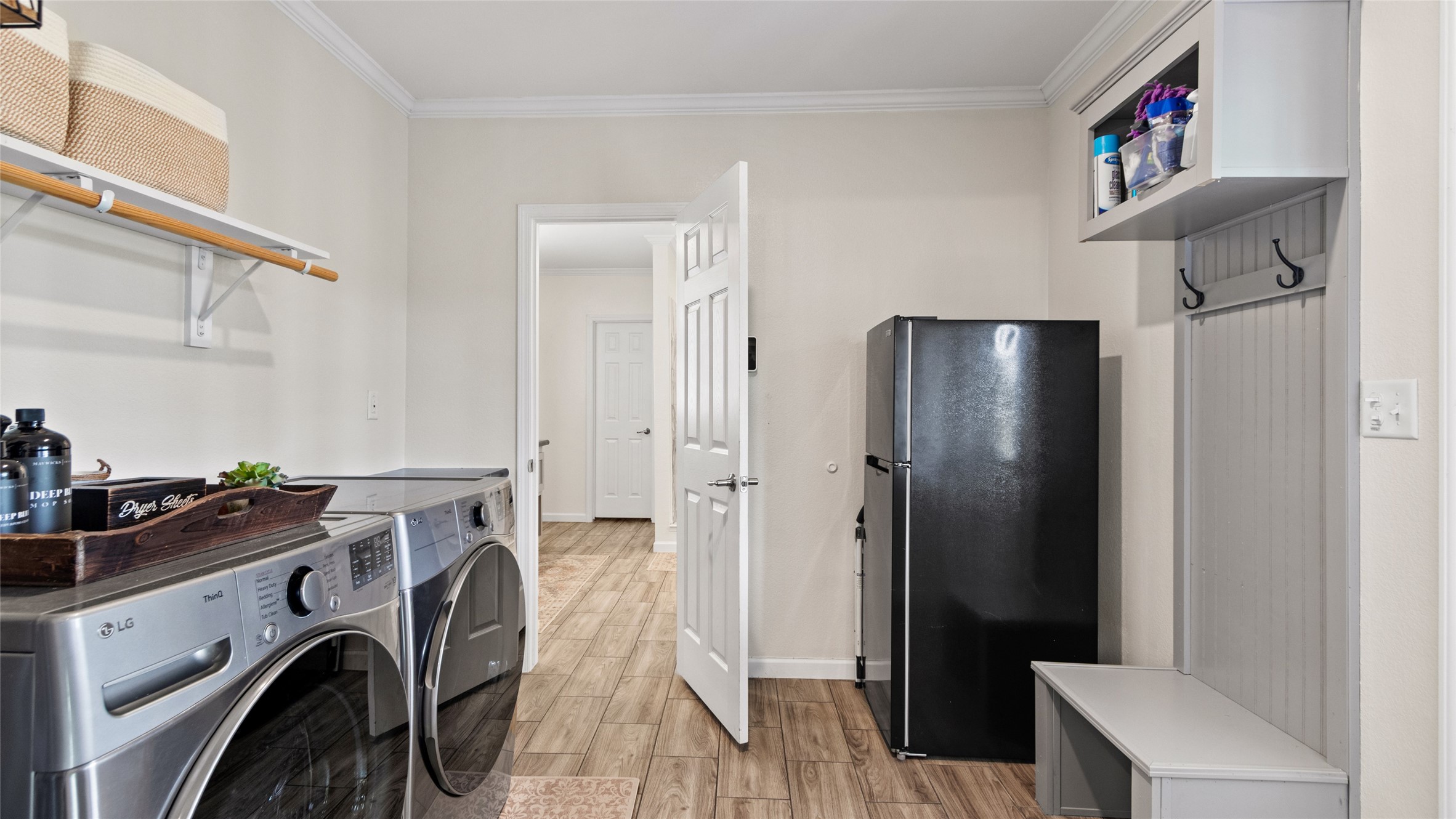 Laundry room in the house