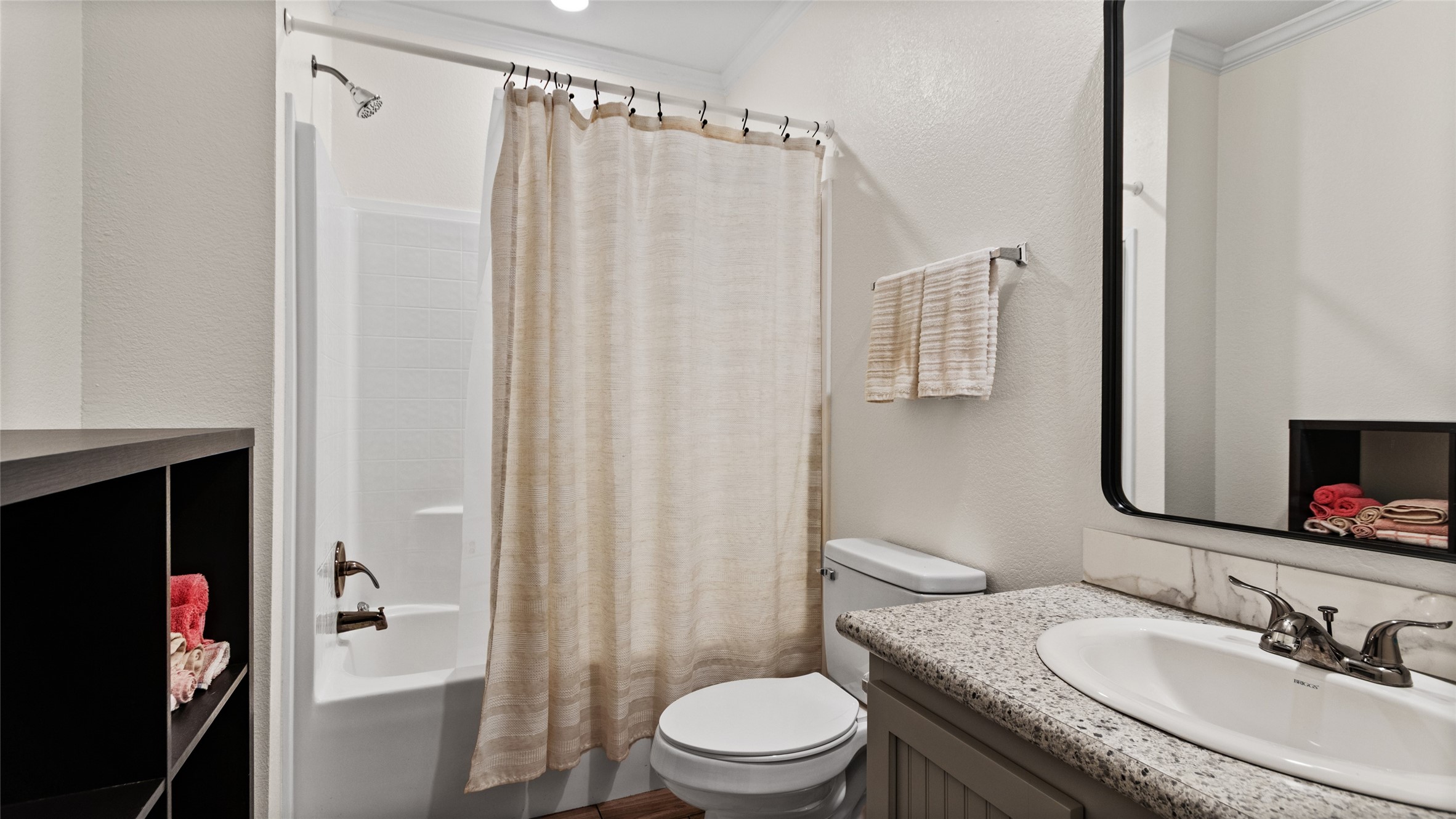 Bathroom with tub/shower combo