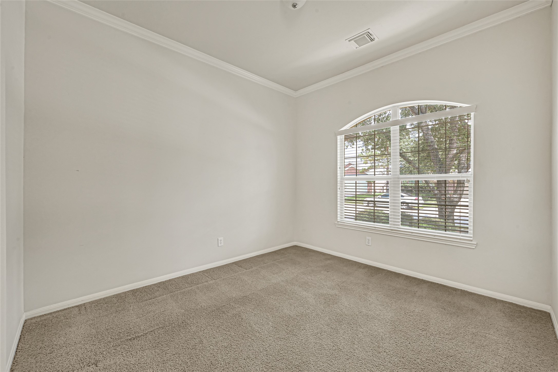 Office at front of home