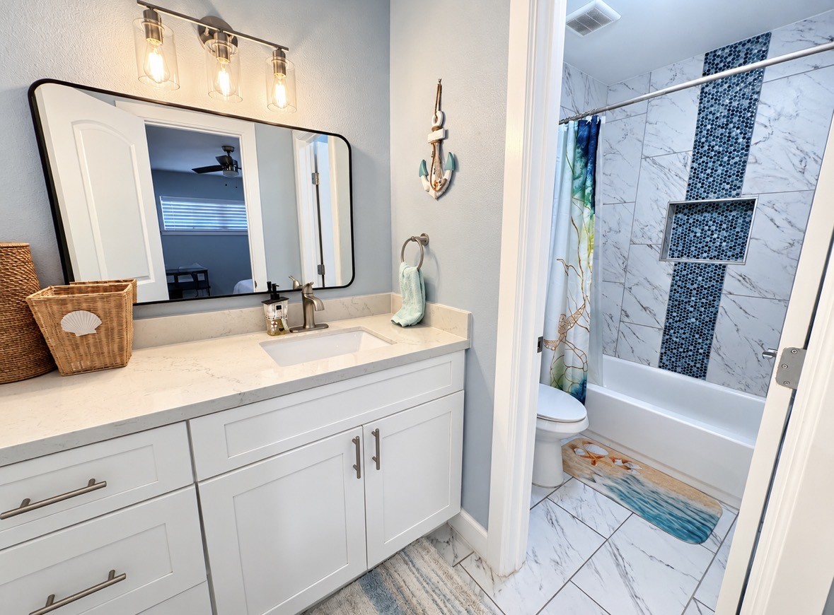 Primary Bath. With separate Toilet and shower.
