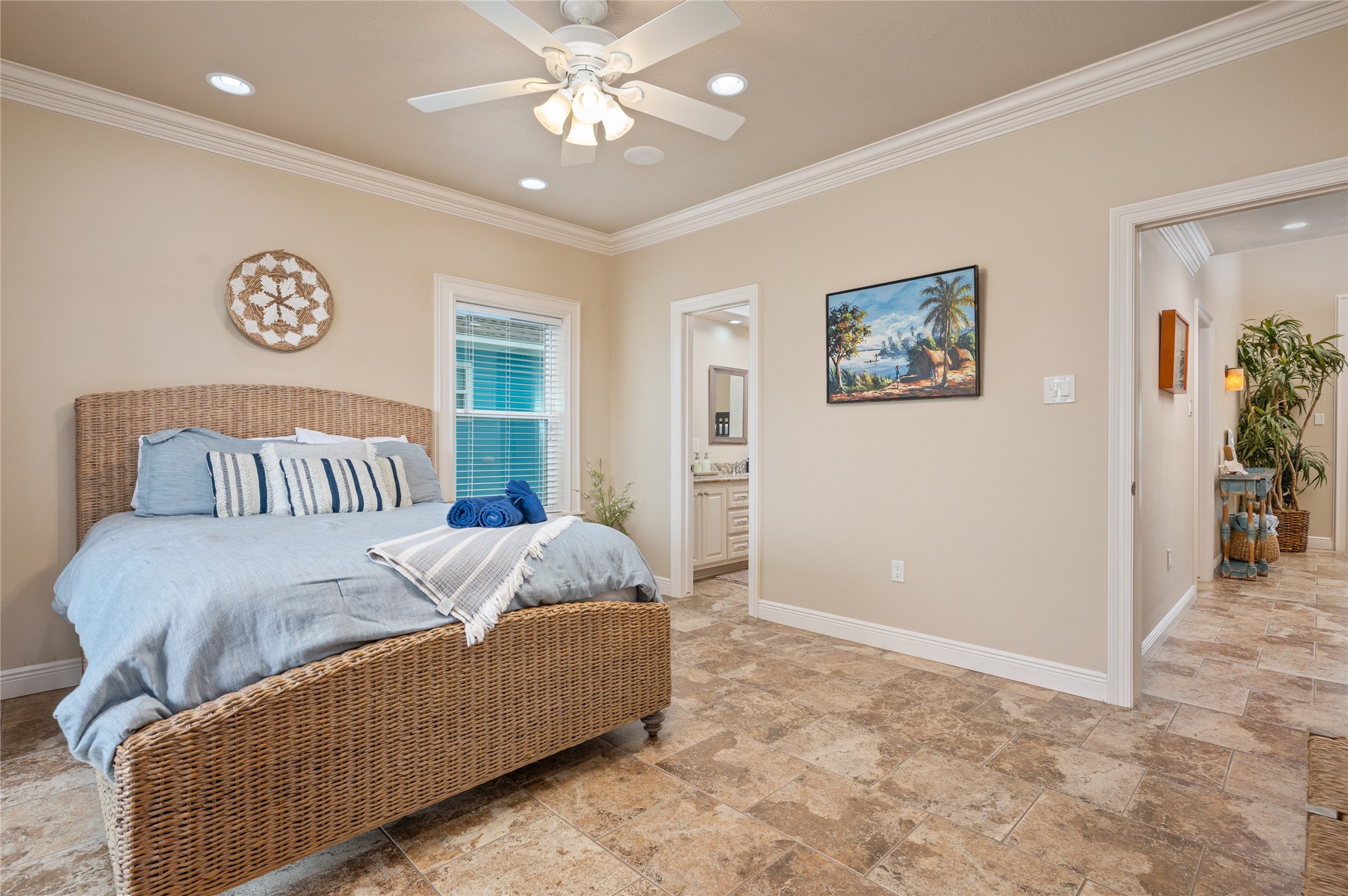 Bedroom 2 with in-suite bathroom access