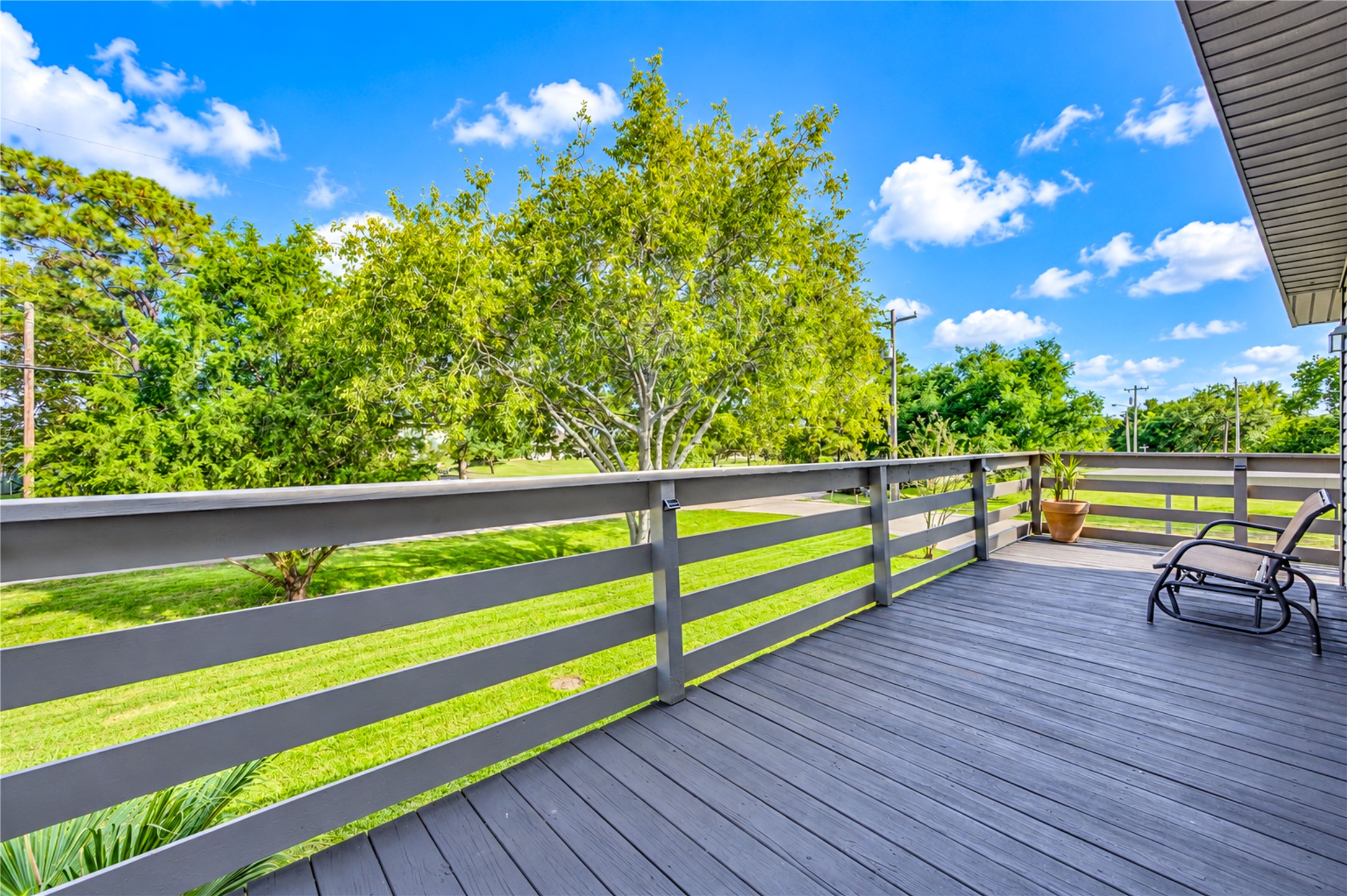 Imagine having your morning coffee on this front porch