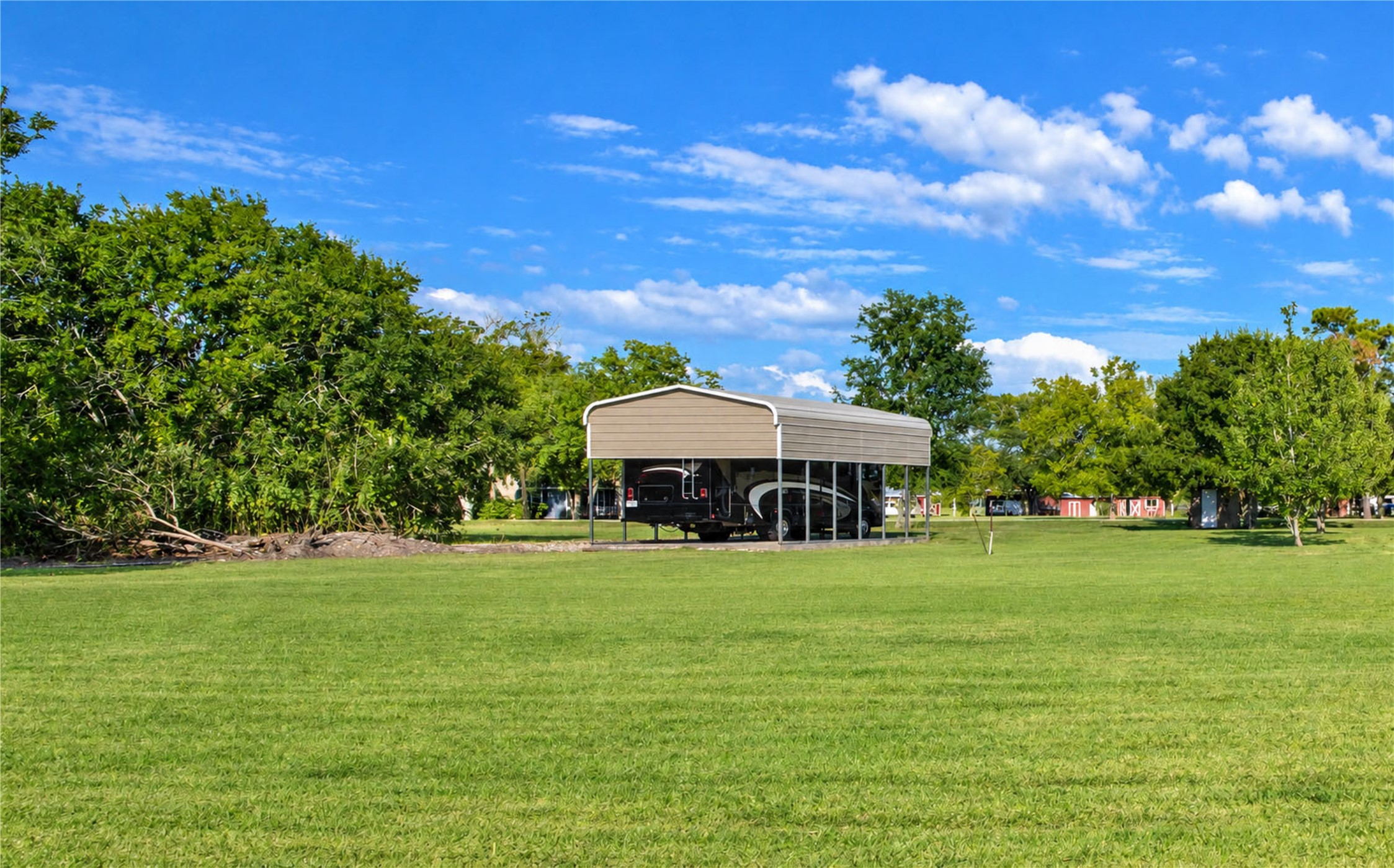Covered RV parking
