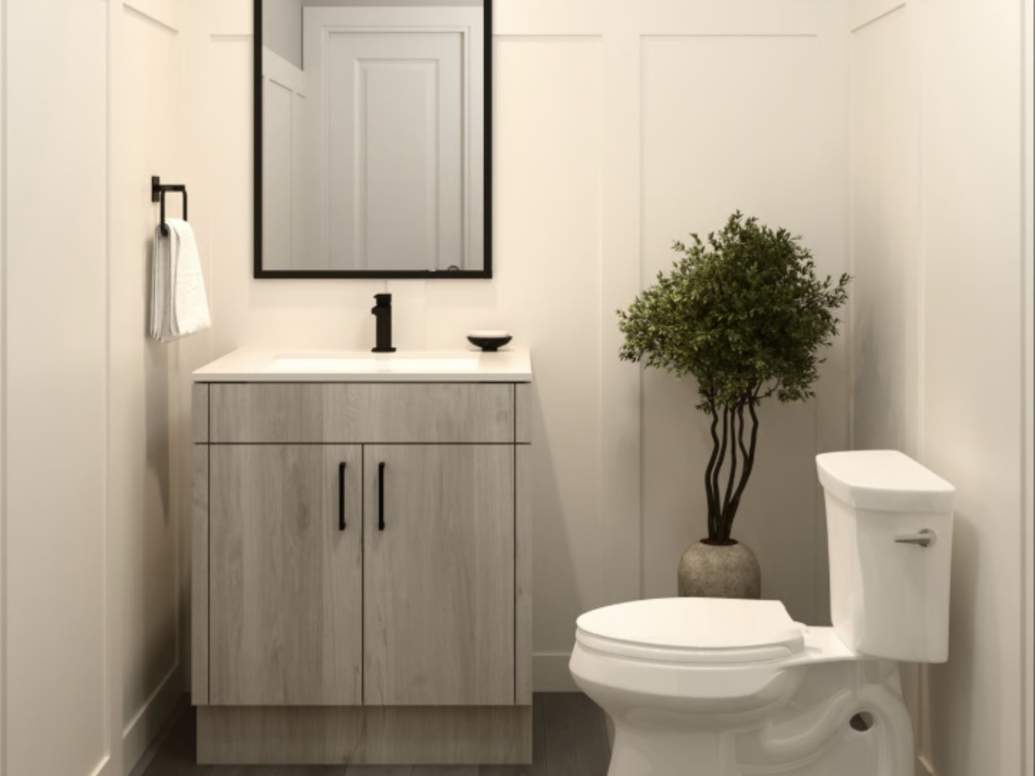 This photo is a designed rendering of Floor Plan A for Haven at Highland.