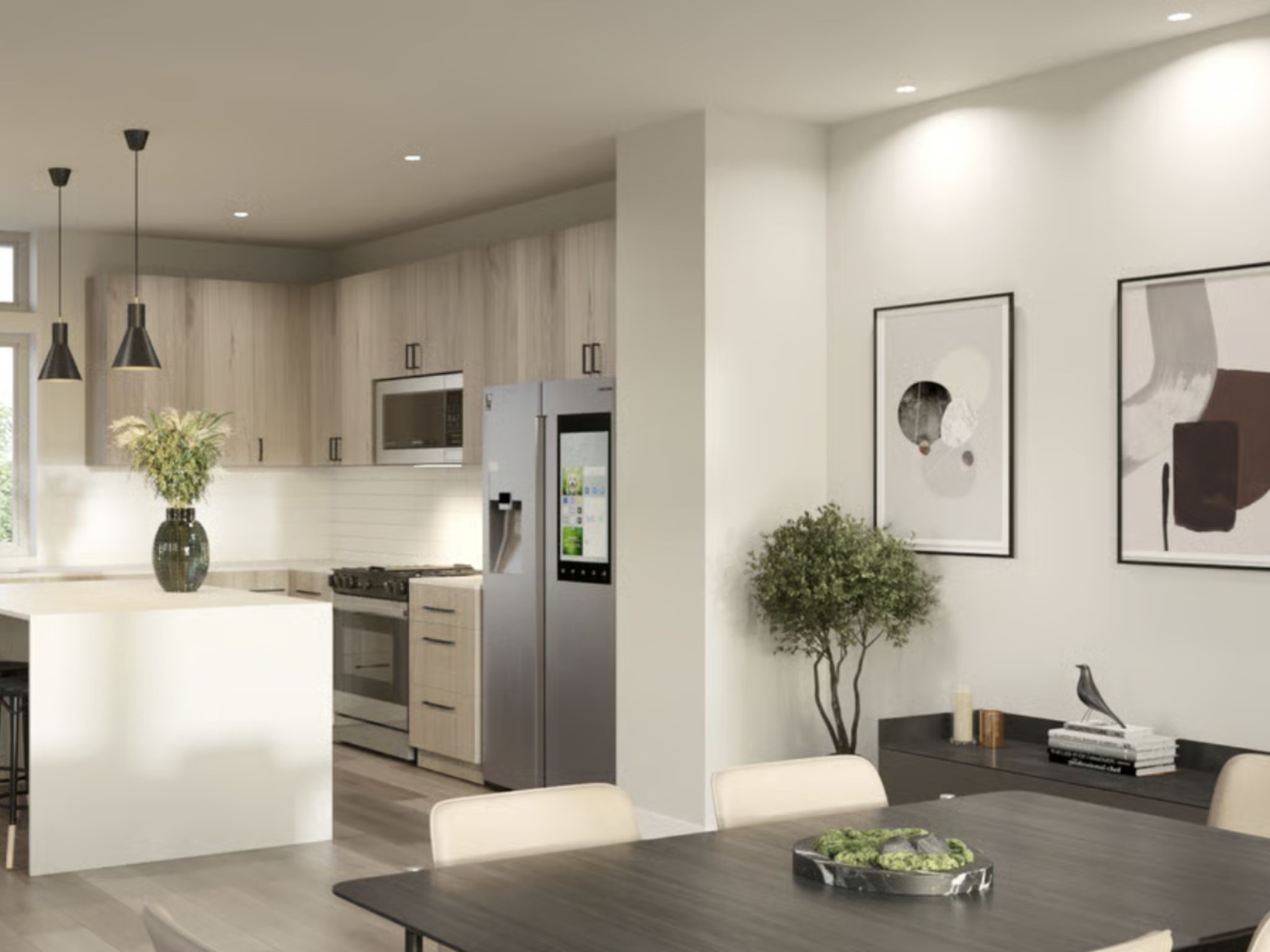 This photo is a designed rendering of Floor Plan A for Haven at Highland.