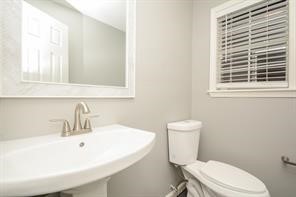 Downstairs half bath