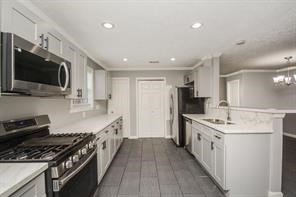 All stainless steel appliances are included.