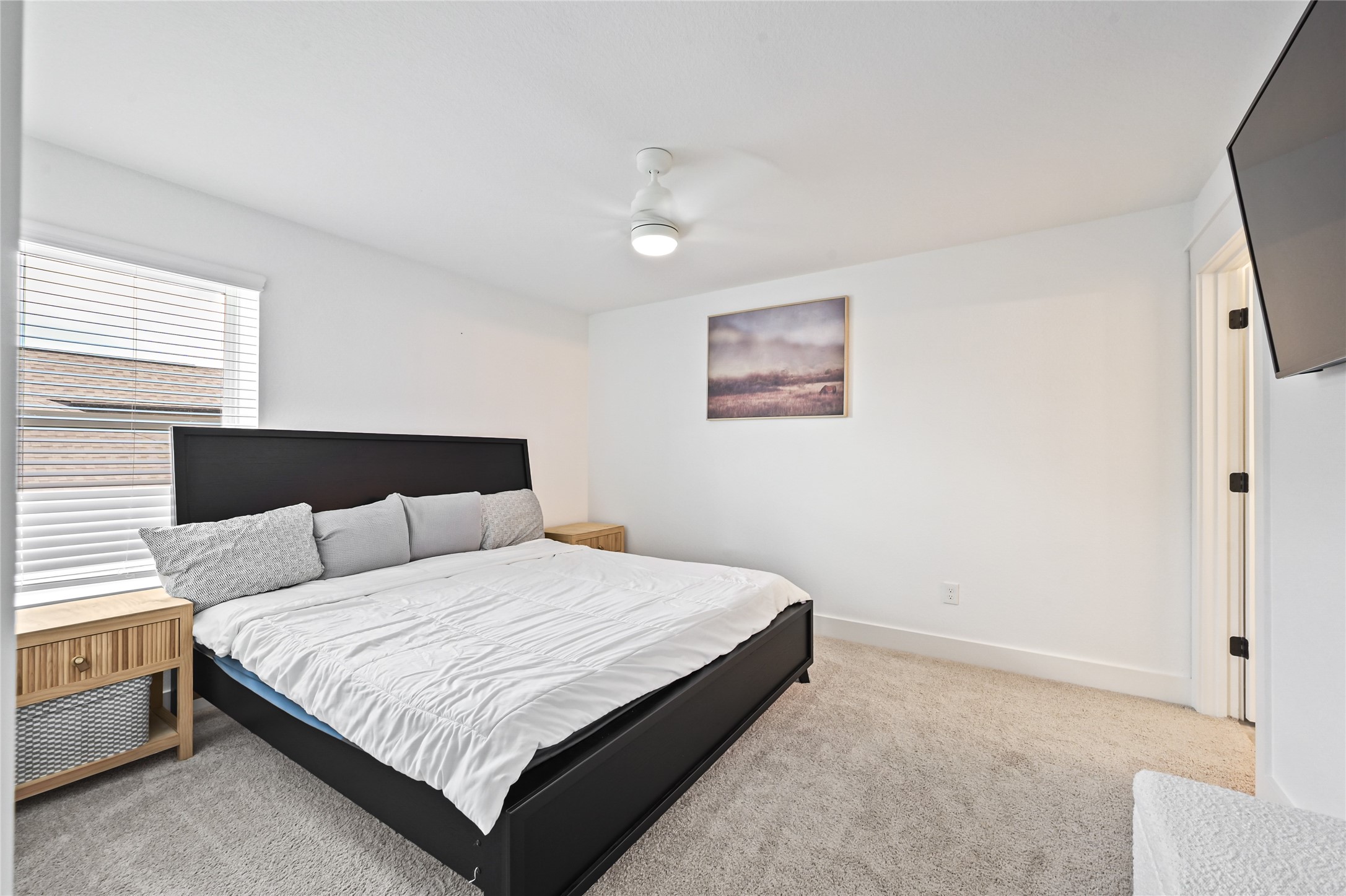 Generously sized bedroom