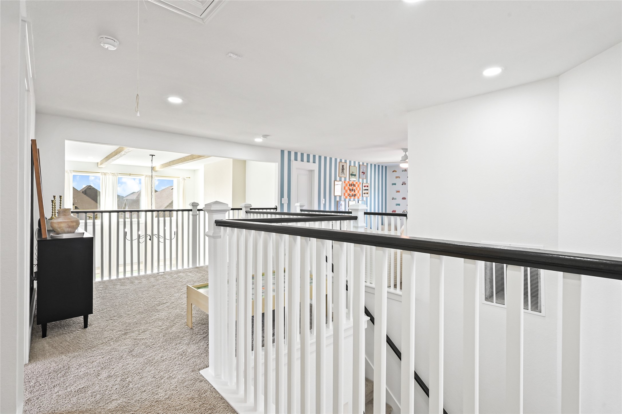 Upstairs Loft and Second-Floor Landing