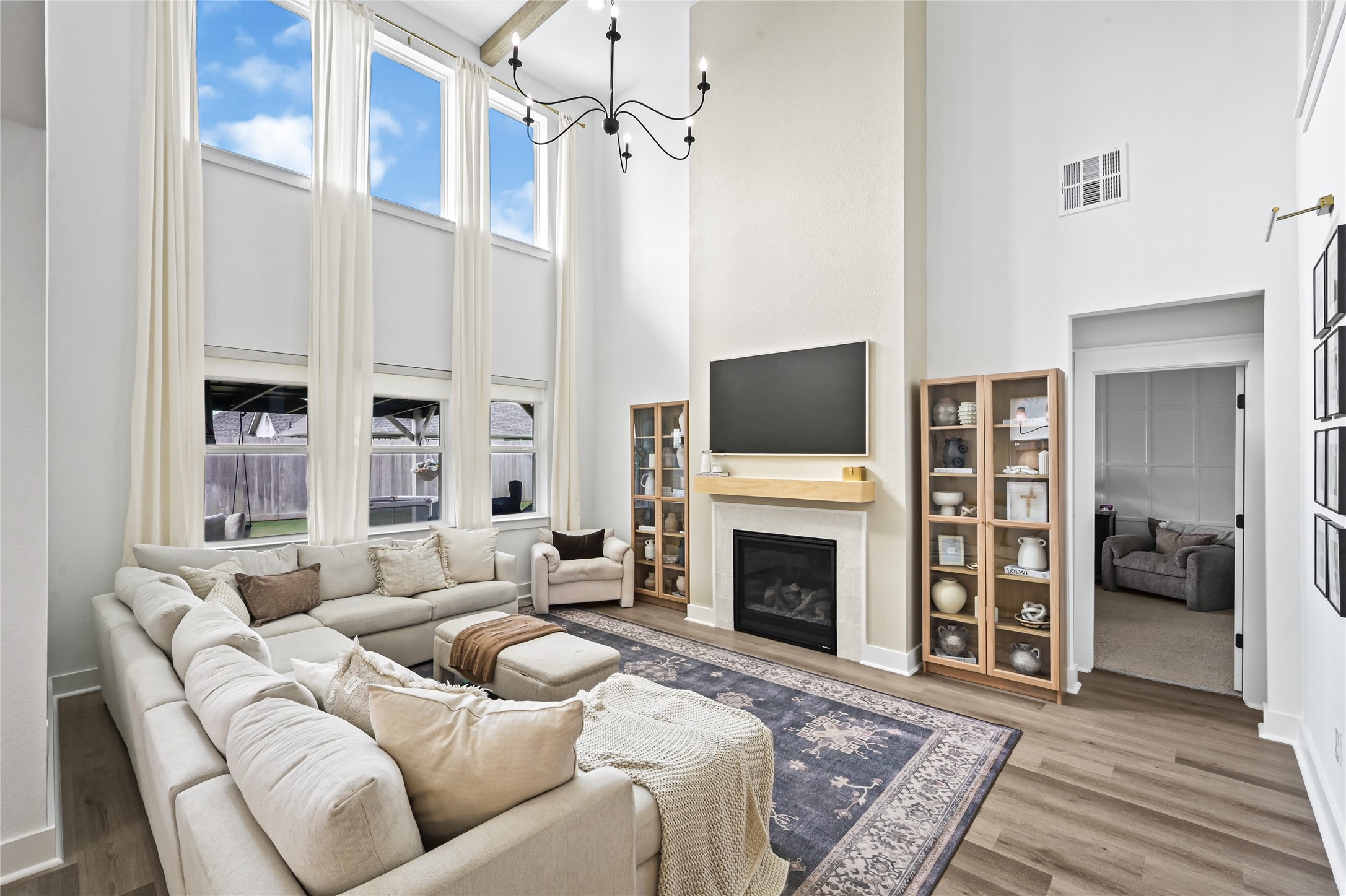 Big Windows; Lots of natural light