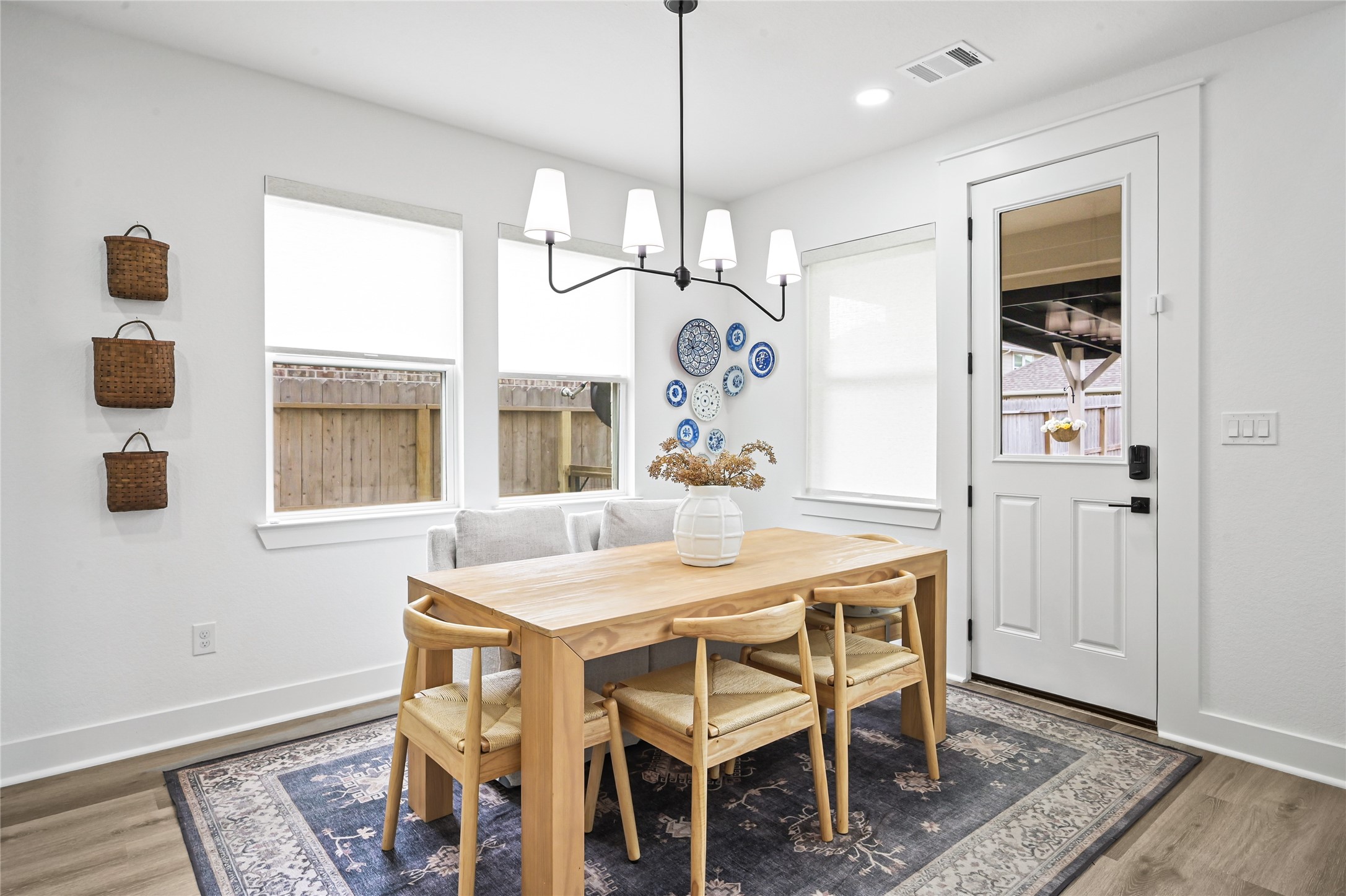 charming breakfast nook and casual dining area
