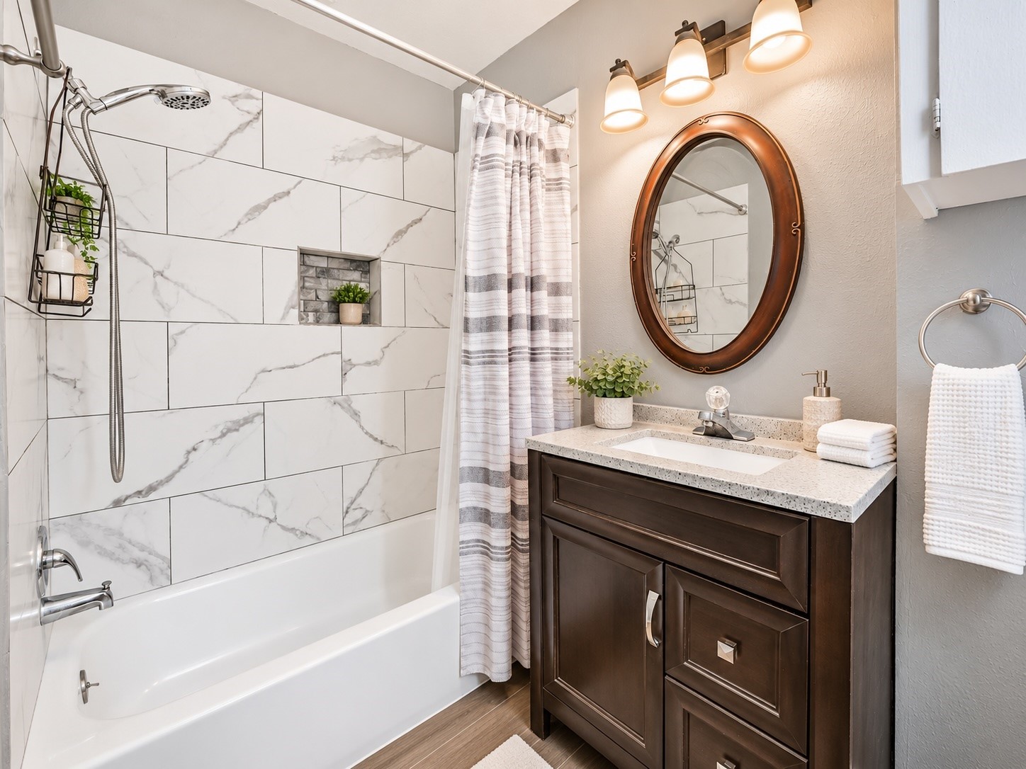 Primary Bath (Staged)