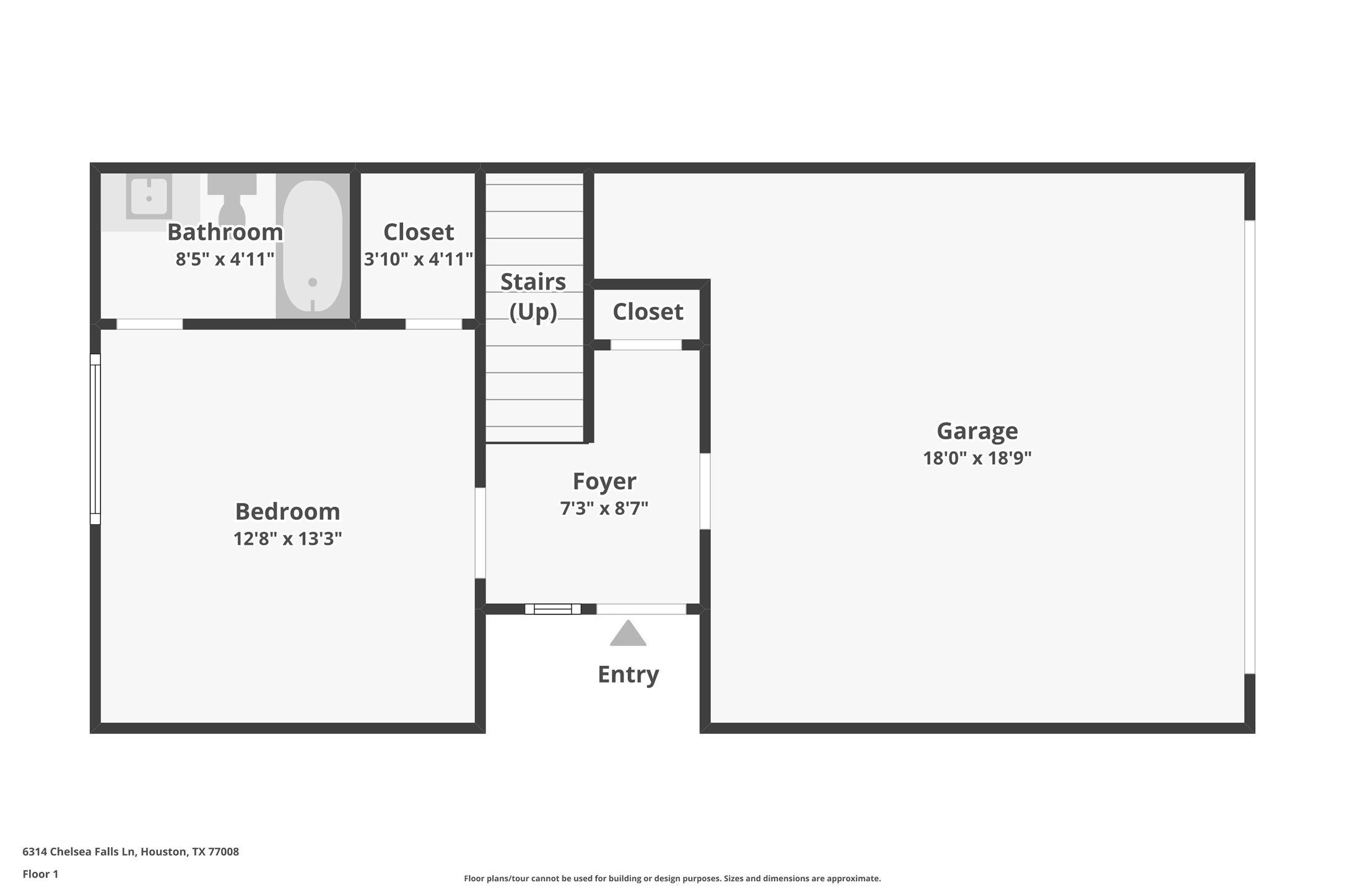 Floor plan of the first floor