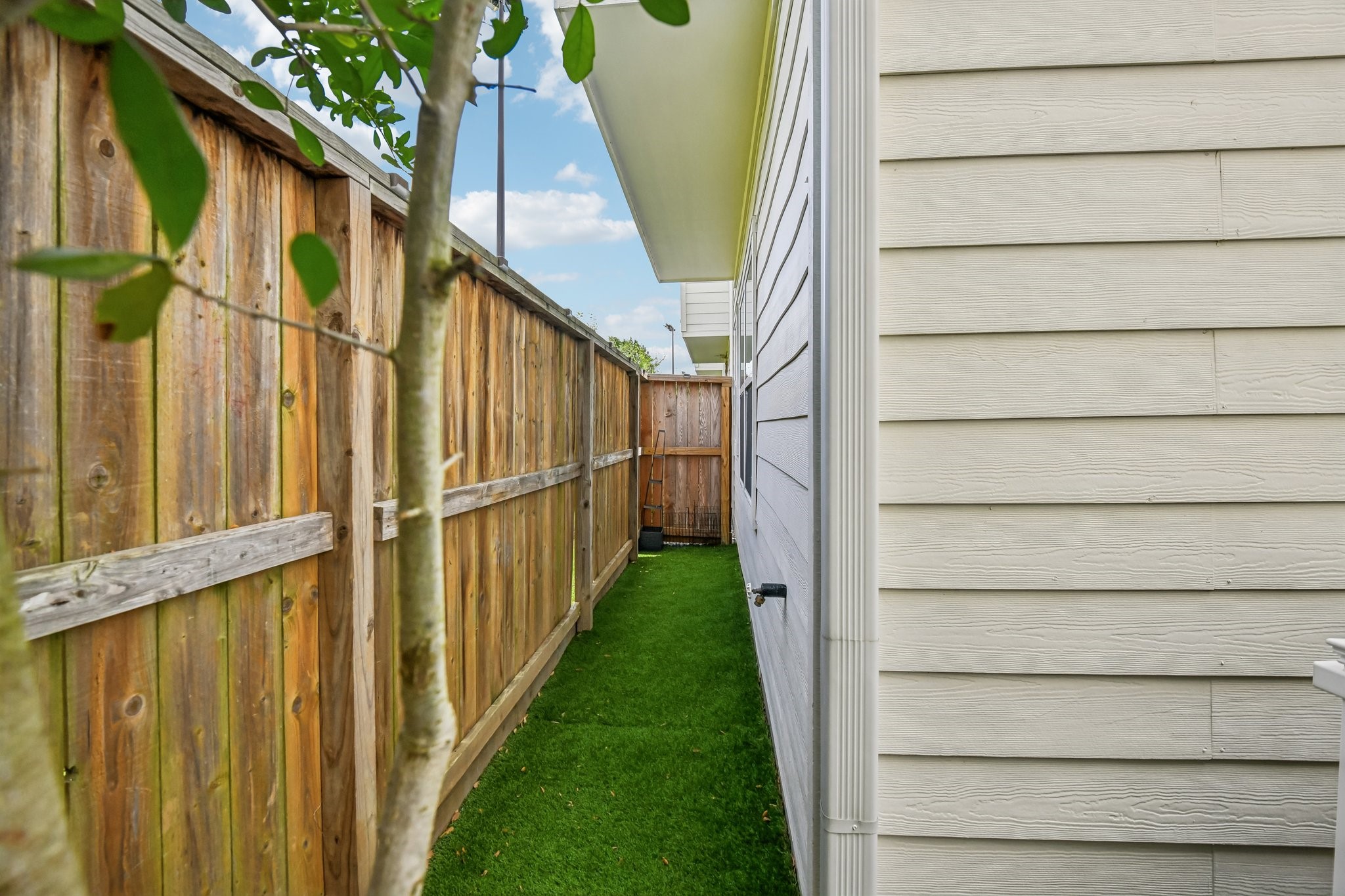Back yard space